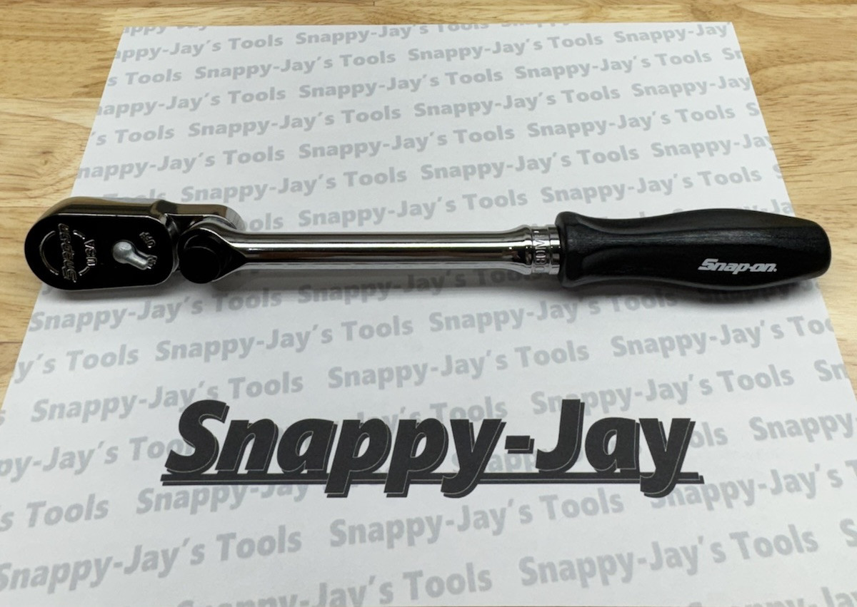 Snap-on Tools NEW BLACK 3/8″ Drive Hard Grip Multi-Position Ratchet FHD80MPBK