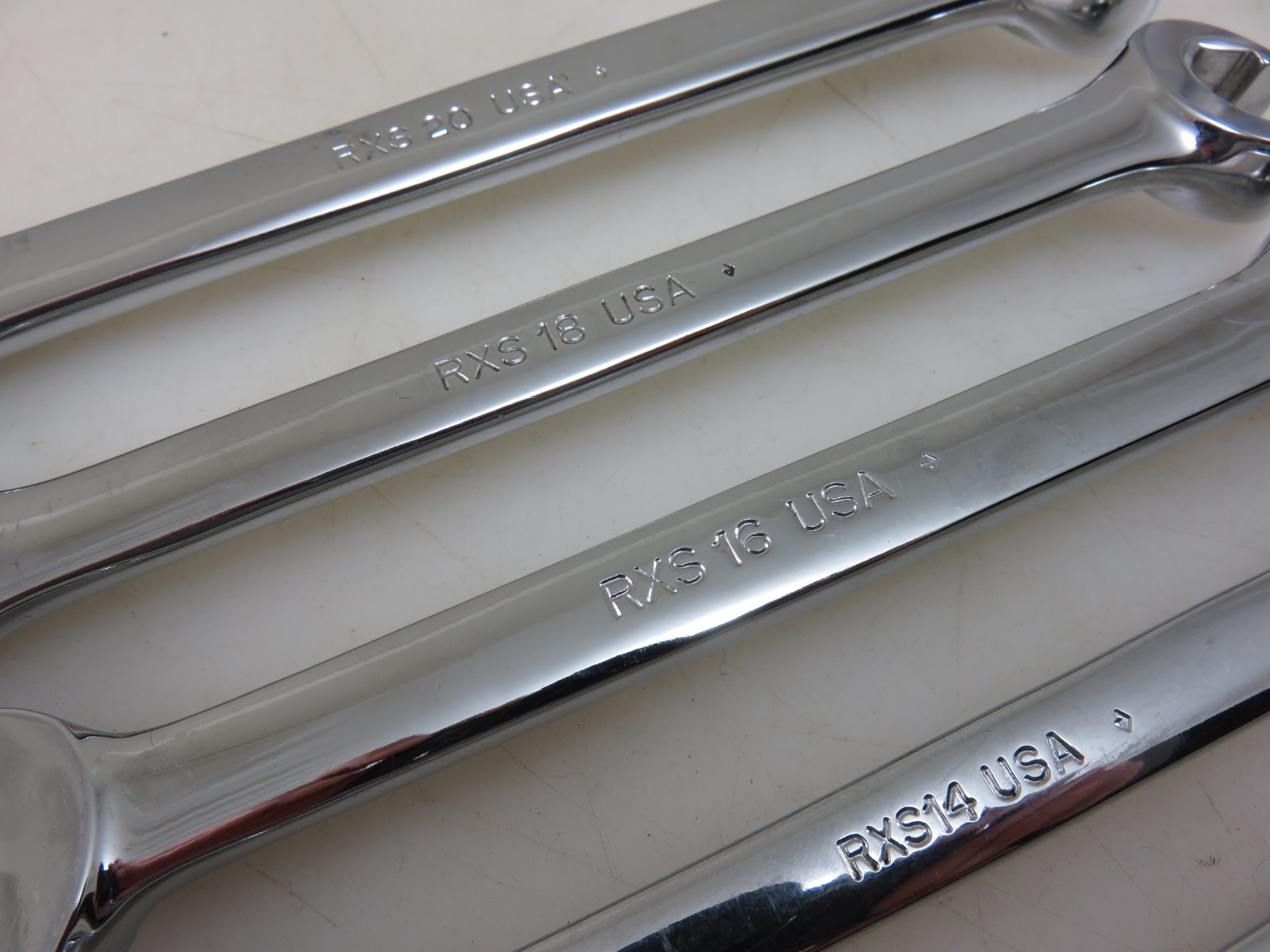 Snap-On RXS Series SAE Flare Nut Open End Wrench 6pc Set 5/16″-5/8″ Vintage