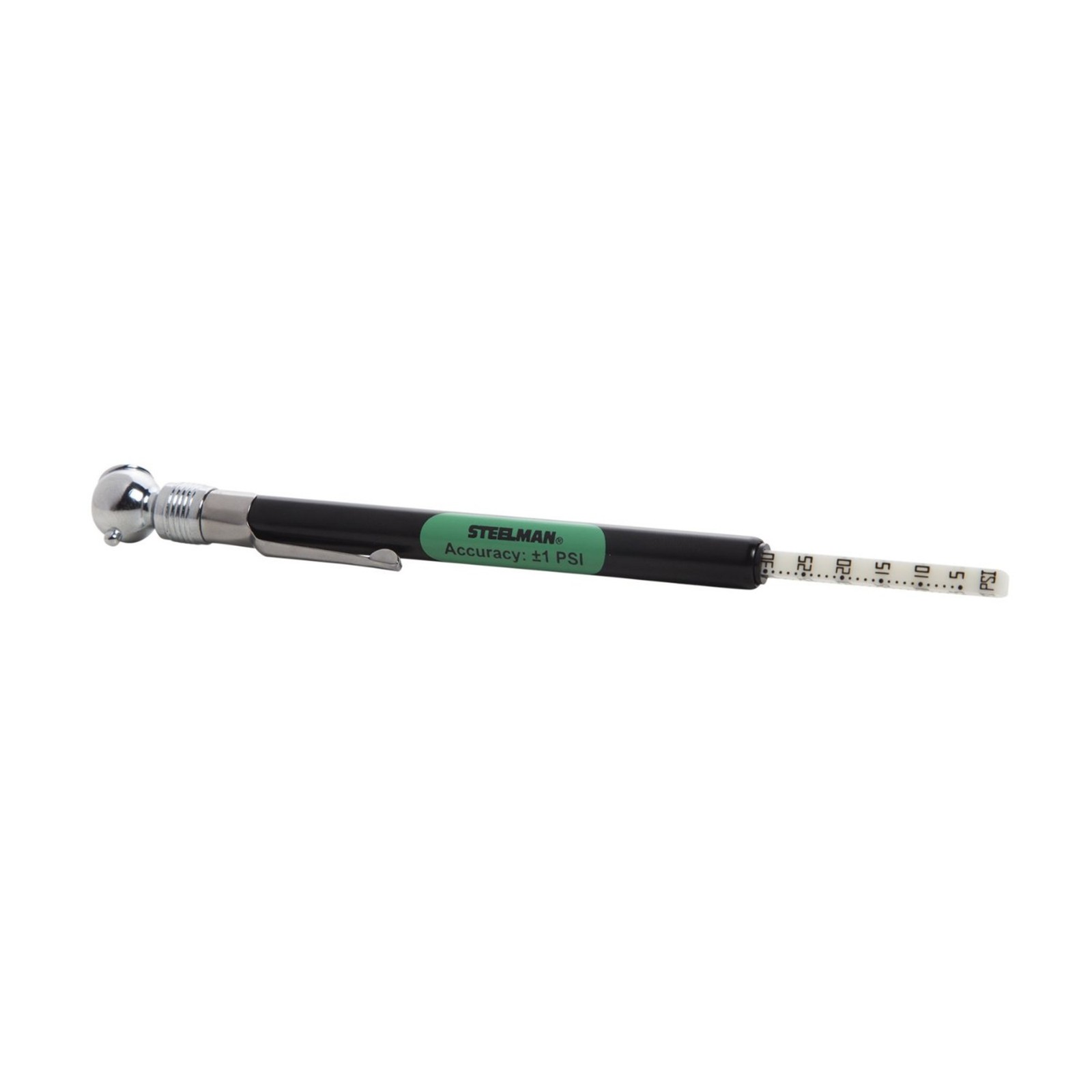Steelman Pencil Style Automotive Tire Air Pressure Gauge, Pack of 6 97813-6PK