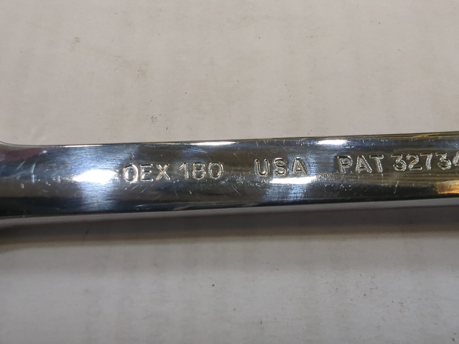 Nice Snap-on OEX-180 9/16″ Short Combination Wrench 12 Pt SAE USA
