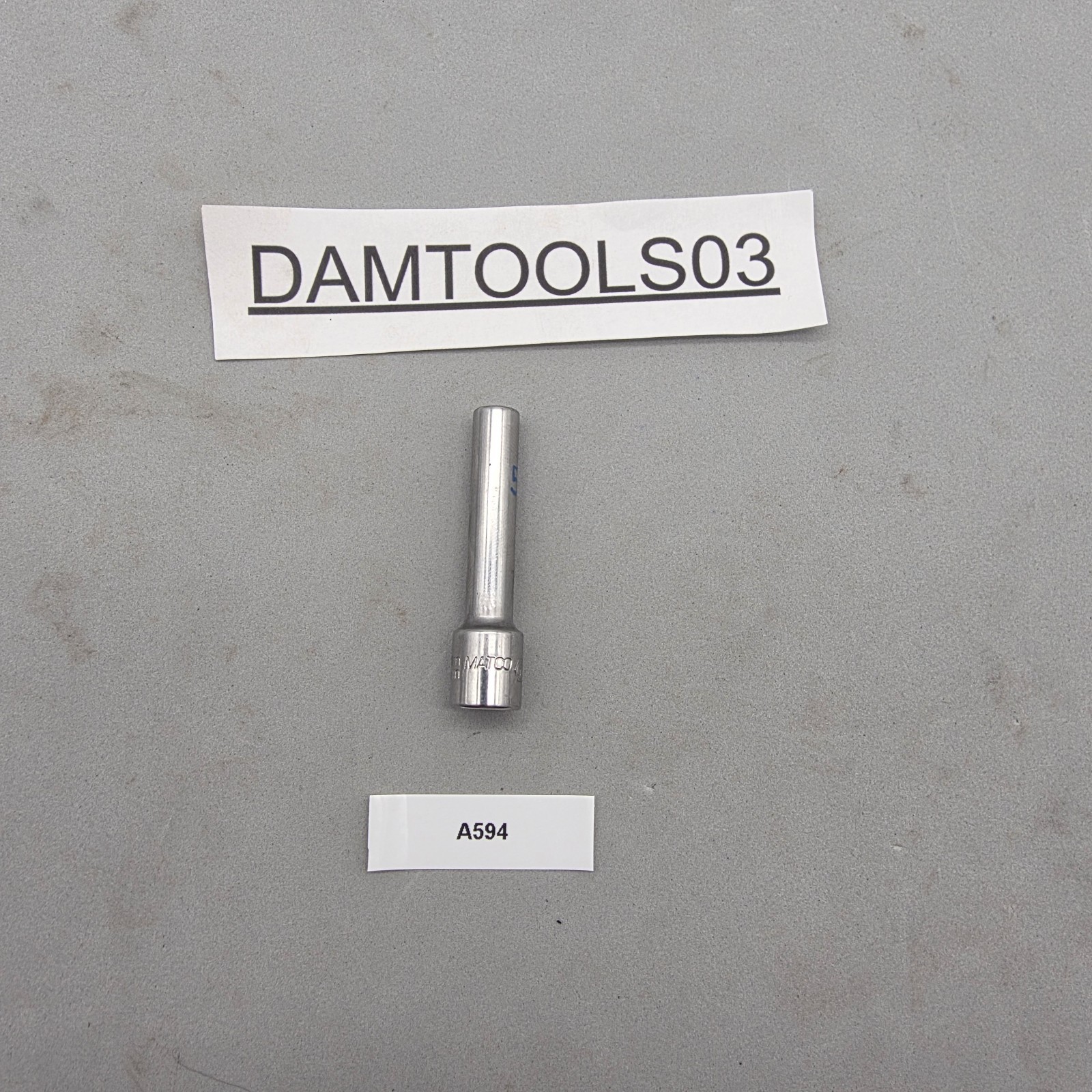 Matco Tools 5 Mm Deep 6 Pt 1/4” Drive Chrome Socket AD5M6A USA