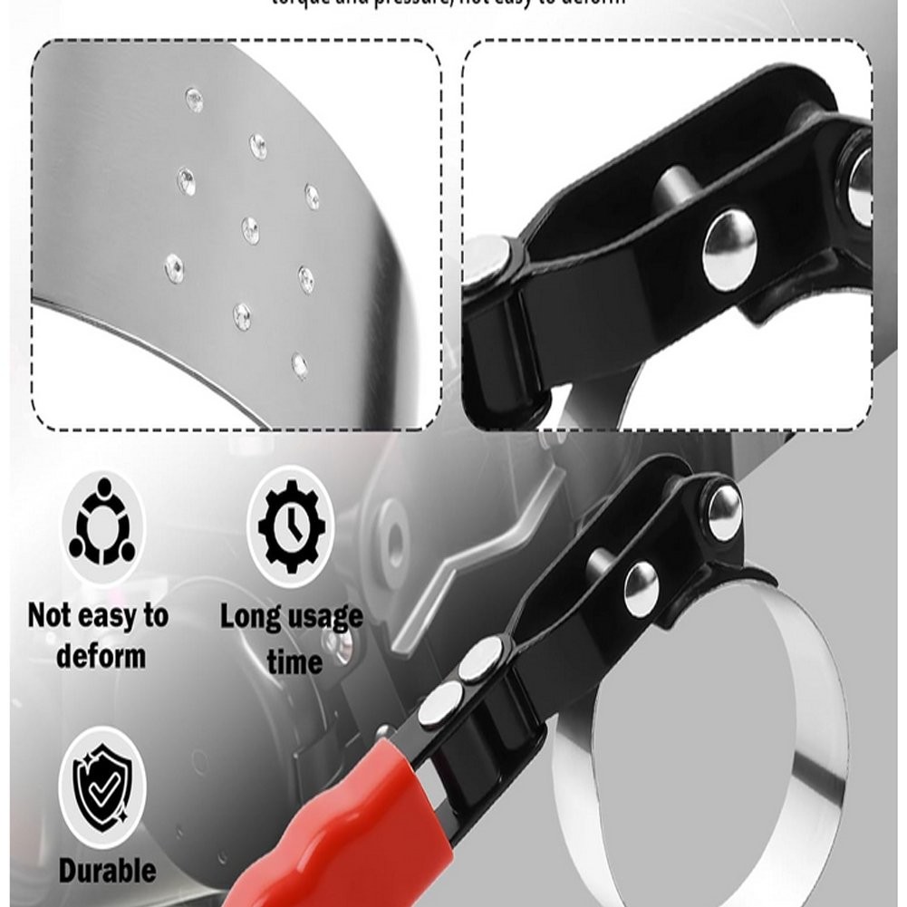 Set of 7 Swivel Oil Filter Wrench 2-1/6” – 5-1/4″ 6 Size Oil Filter Tool Remover