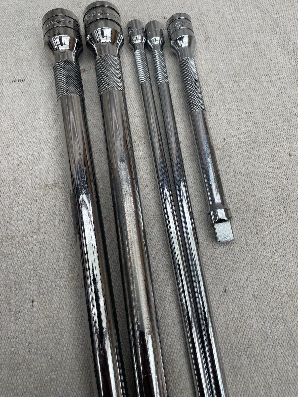 Snap-On Extension Bar Lot Of 5 SXK11 FXK6 TMXK100 1/2” 3/8” 1/4” Drive USA