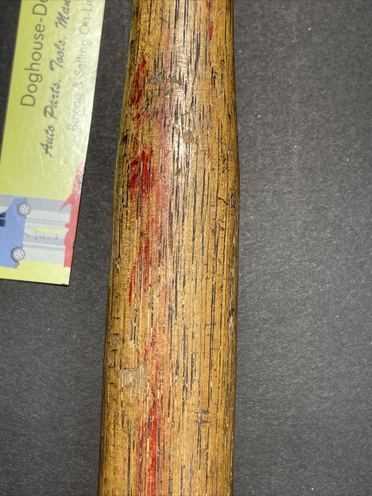 Vintage Auto Body Hammer, Wood Handle, 12-3/16″ Tall X 4-15/16″ Wide Head, #343