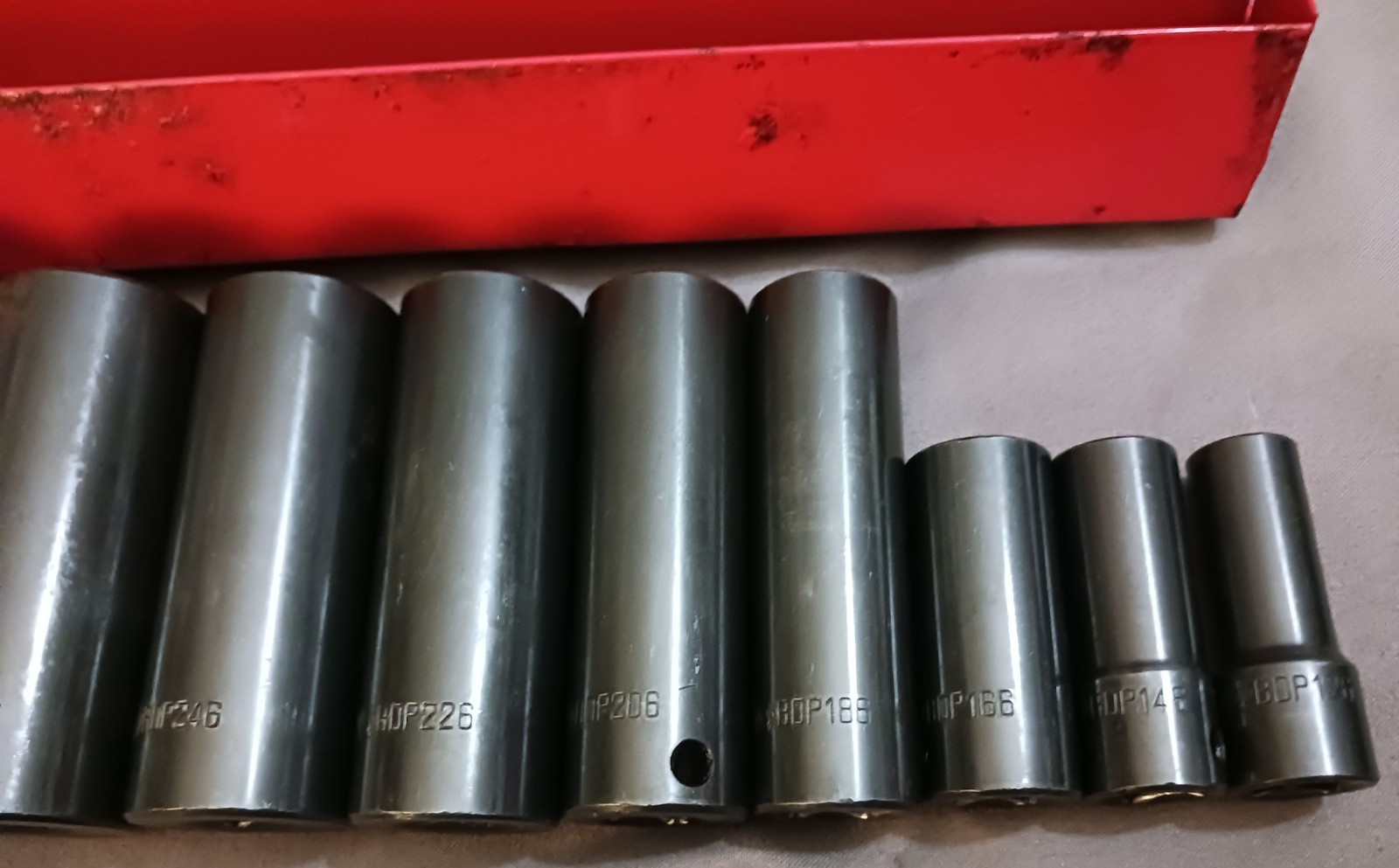 VTG Matco Tools 10pc 3/8″ Drive SAE Deep Impact Socket Set 5/16-7/8″ 6-Point USA
