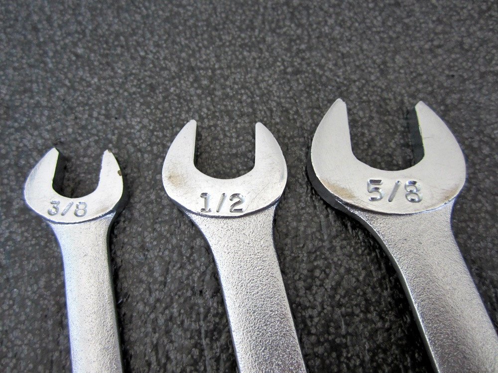 Vintage Craftsman 3pc SAE Tappet Wrench Set -V- Made in USA