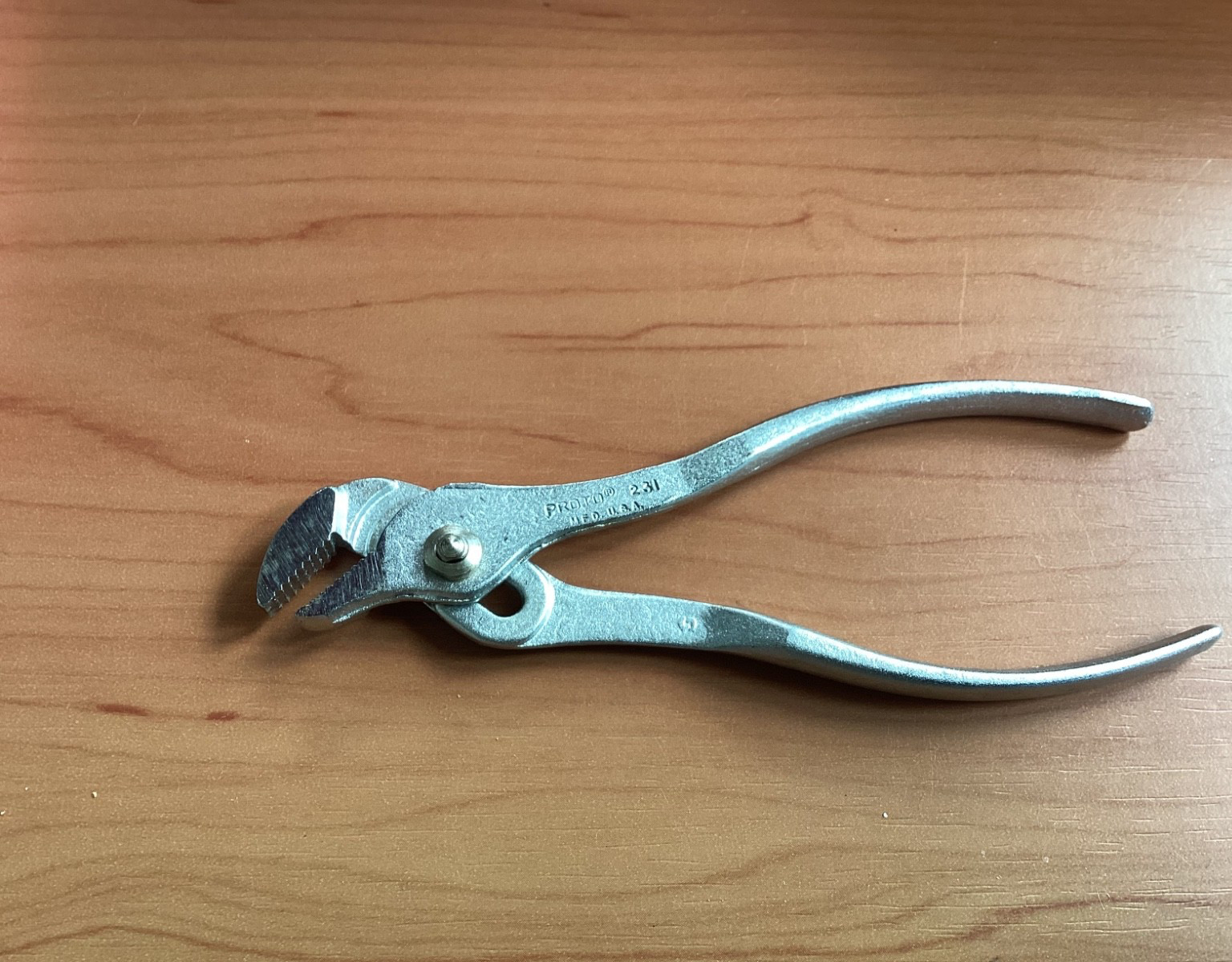 Vintage Proto Professional 5″ Ignition Slip Joint Pliers No. 231 Made in USA