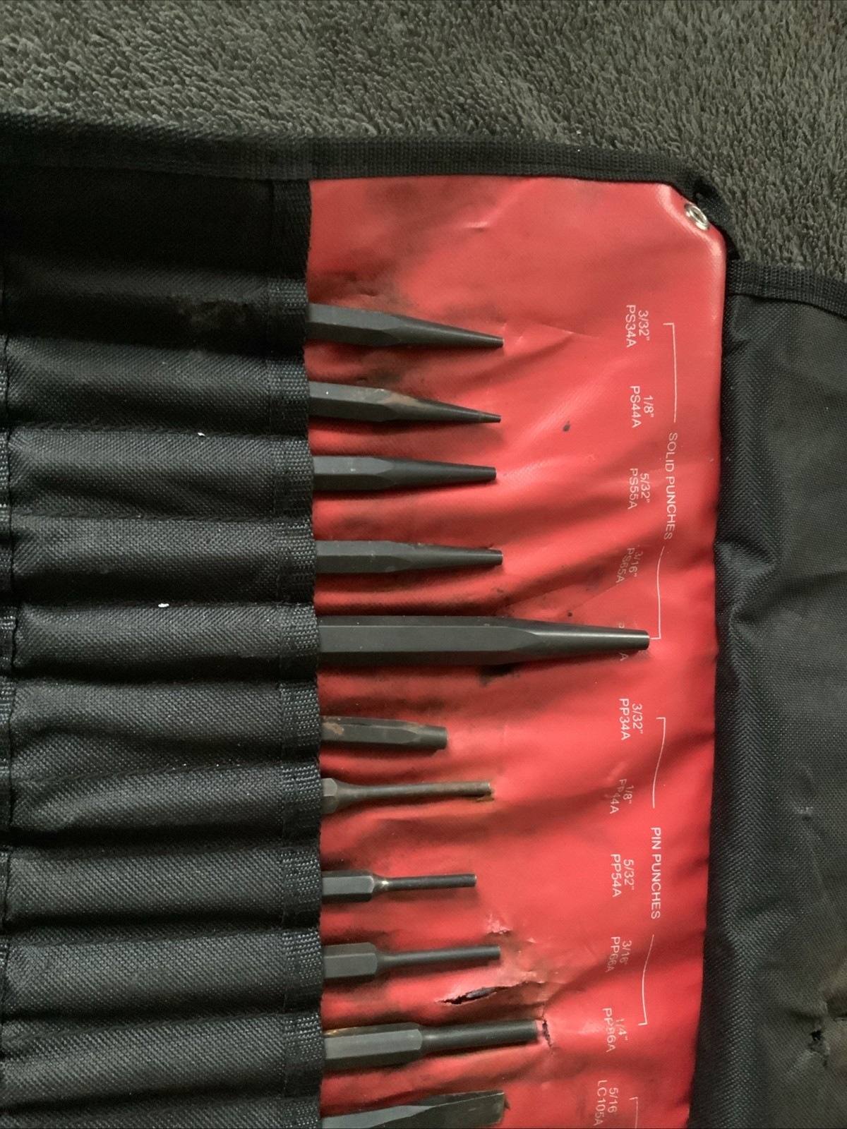 Matco Tools Spl17ka, 17pc Punch And Chisel Set, Used….see Pics…