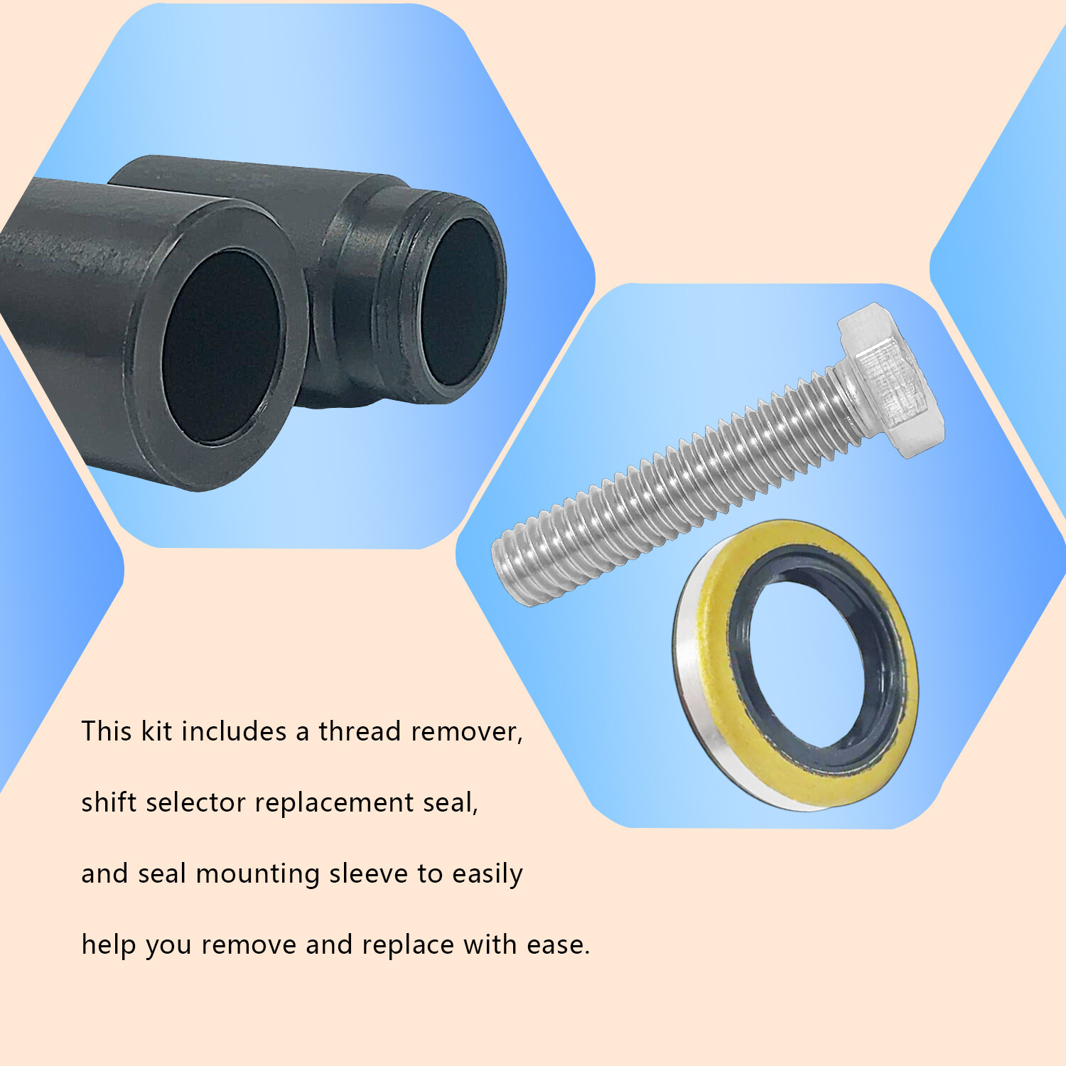 Transmission Shifter Seal Removal Tool Kit for Dodge Plymouth Chrysler 727 & 904