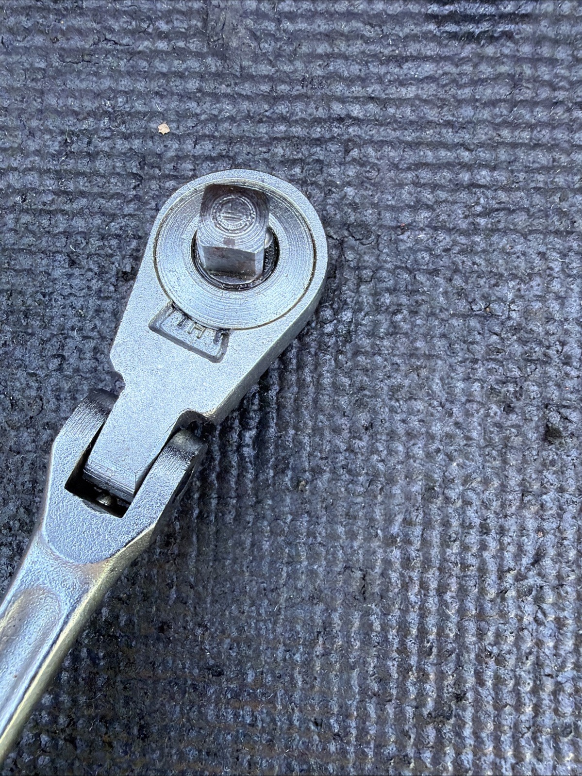 Sears Craftsman USA 3/8” Hourglass Flex Head Ratchet 42793 V Series Rare 11.5”