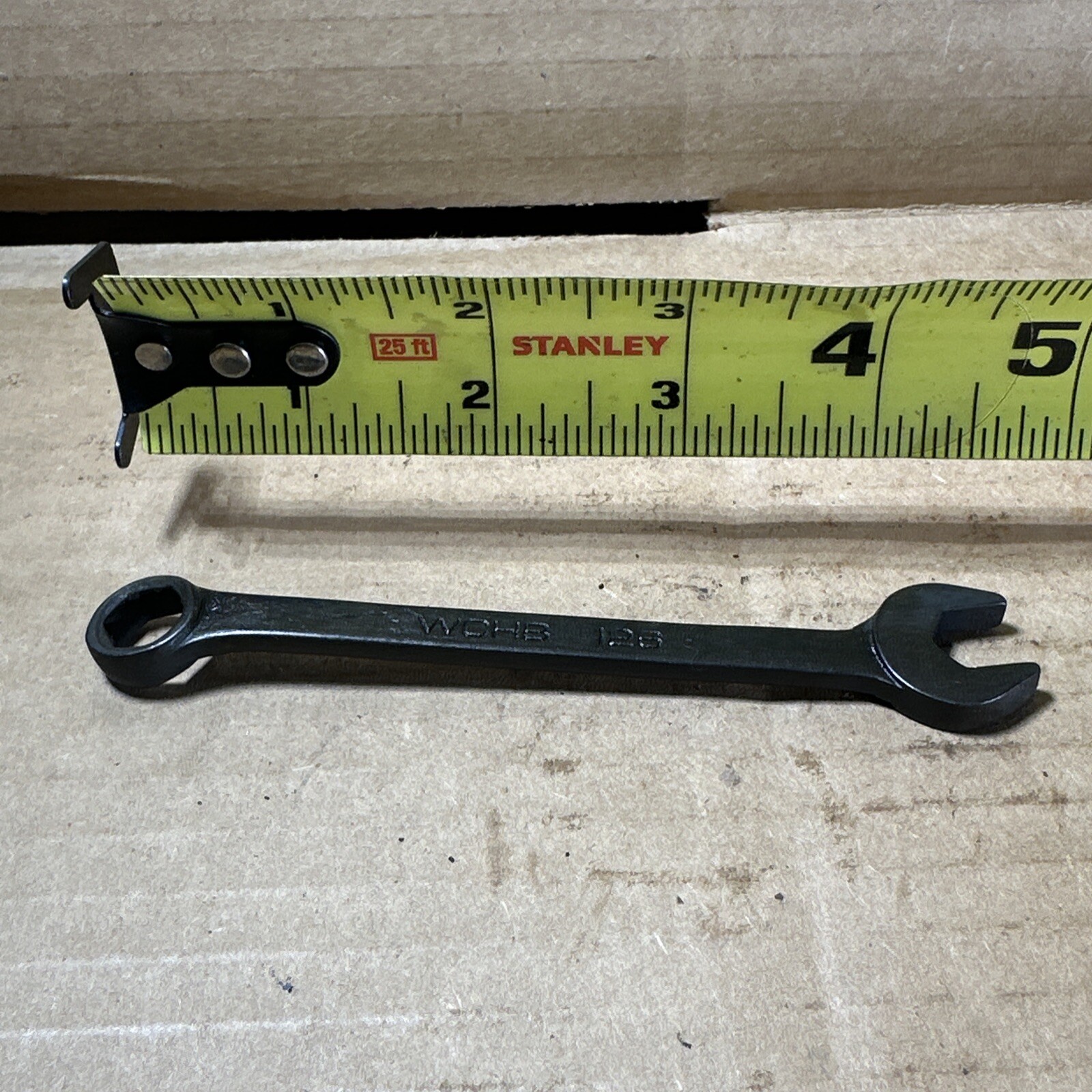 MATCO USA WCHB 126, SAE 3/8” Combination Wrench 6 Pt. Industrial Black Finish