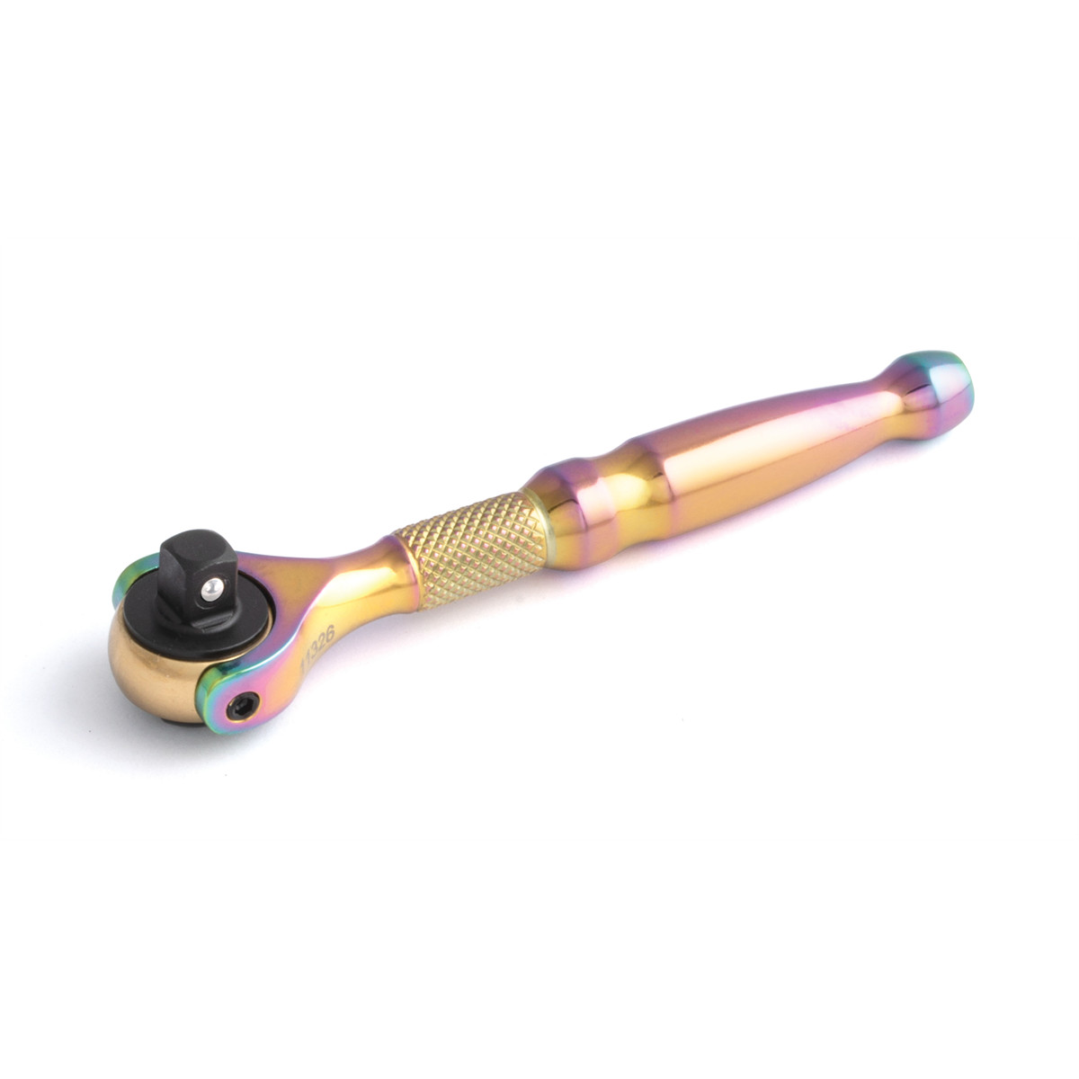 Titan 1/4 in. Drive Titanium Swivel Head Micro Ratchet