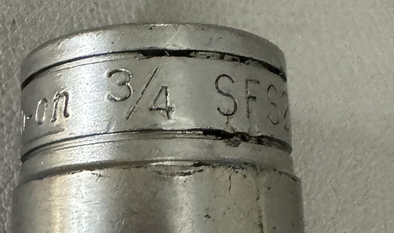 Snap-on Tools SFS241 Chrome Deep Well Socket 3/8″ Drive Sae 3/4″ 6 Point USA