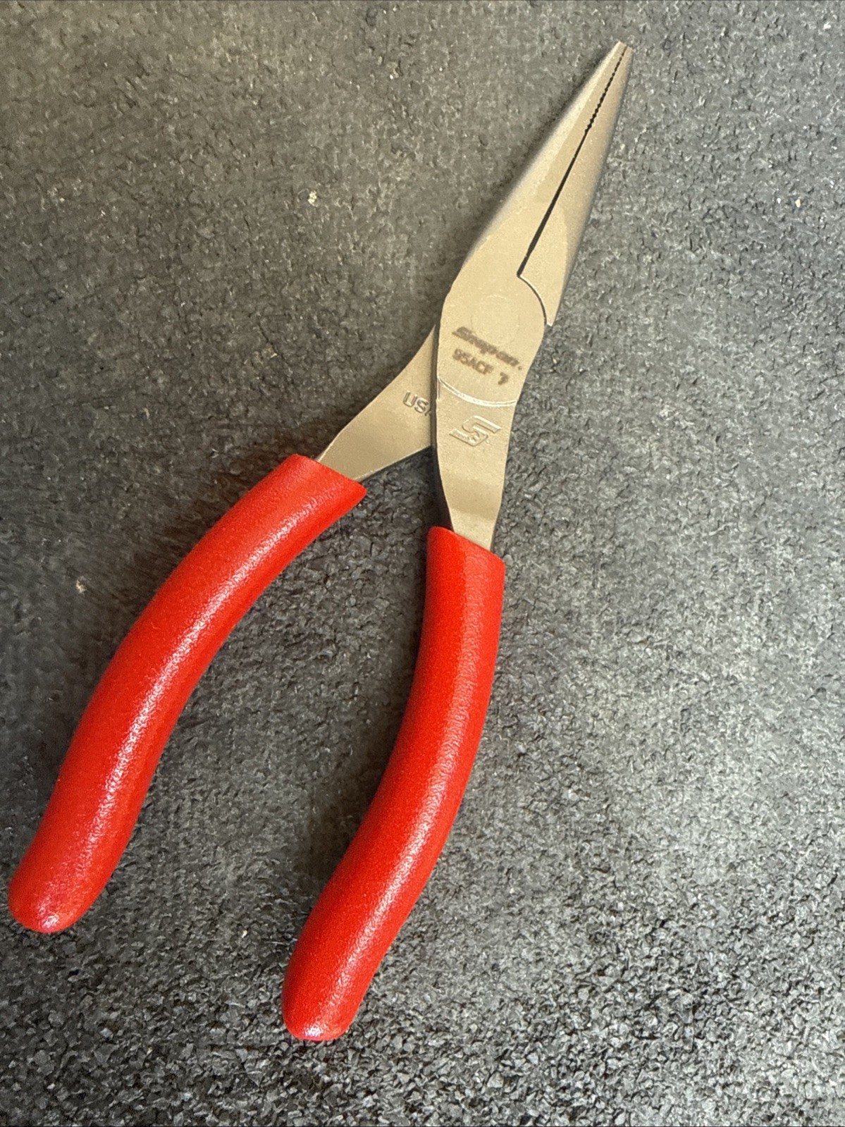 For Snap-On Tools USA NEW RED Soft Grip 6″ Talon Grip Needle Nose Pliers 95ACF