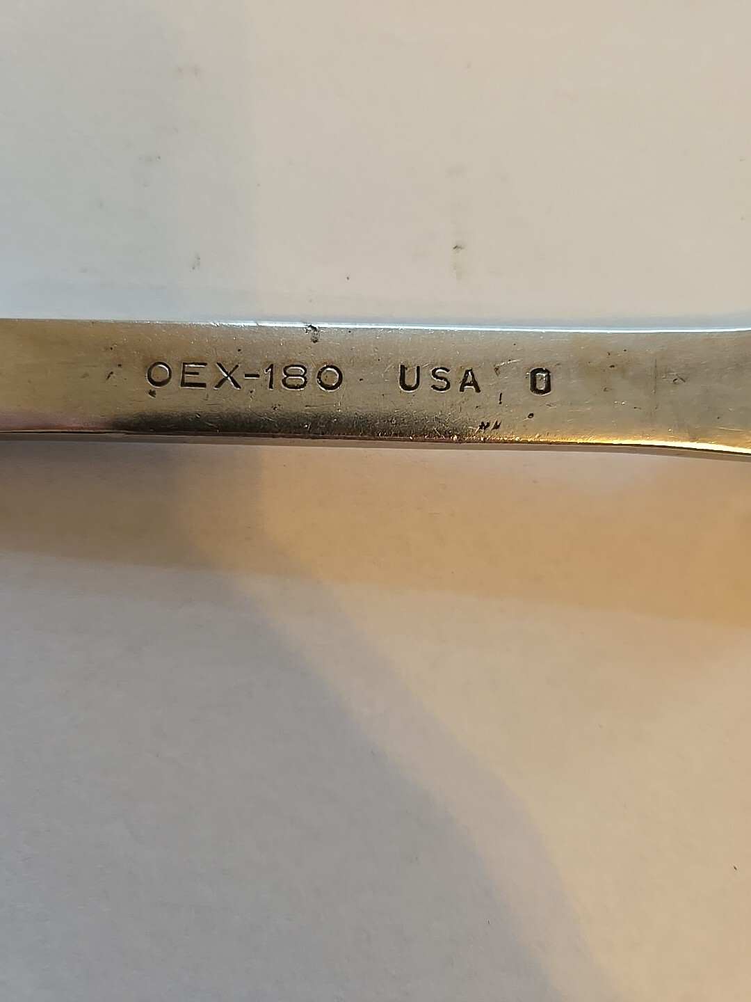 Snap On 9/16″ 12PT Short Chrome Combination Wrench OEX180