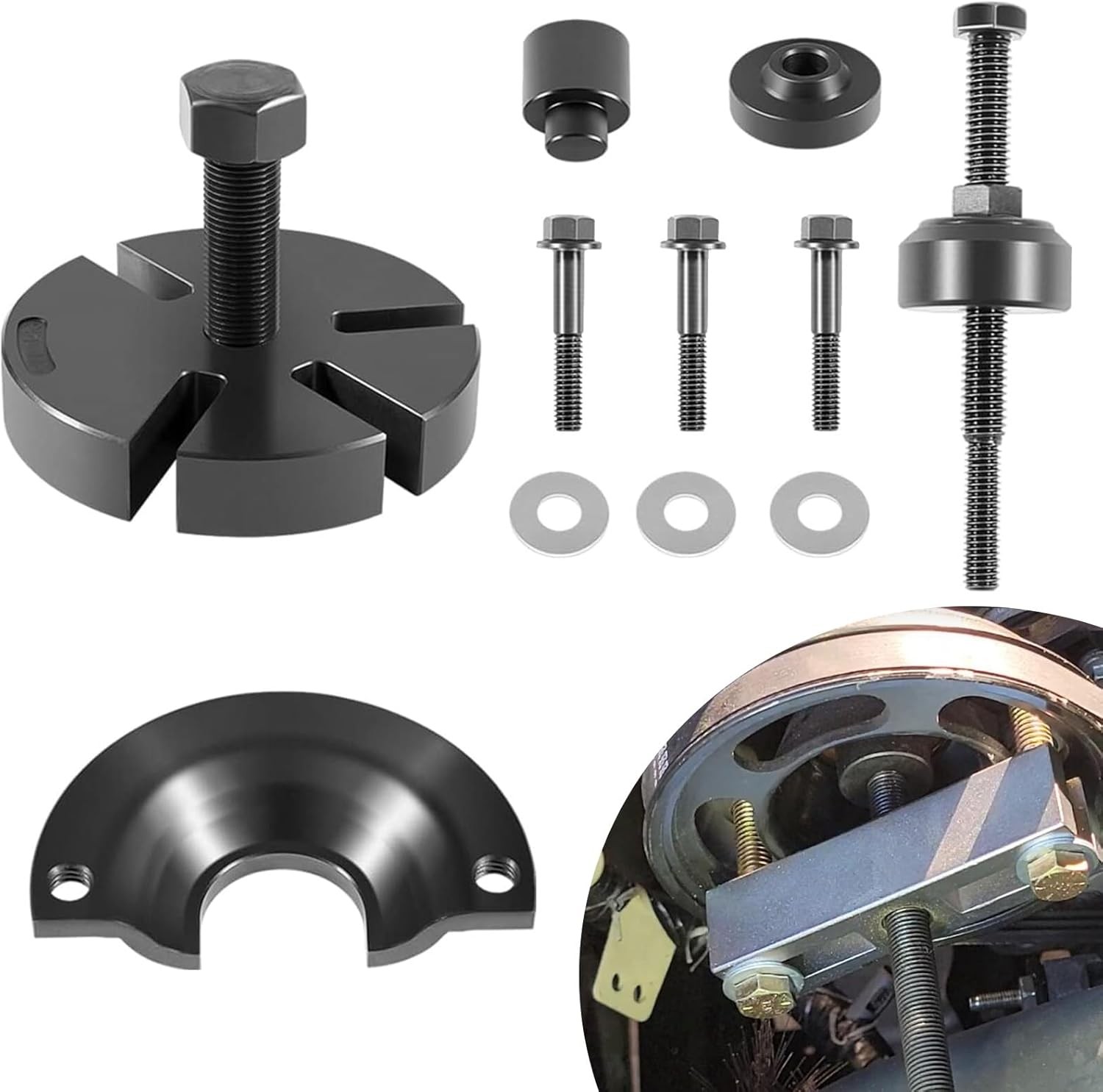 303-S455 Water Pump Pulley Service Kit For 2001-2003 Ford Escape Taurus 3.0L