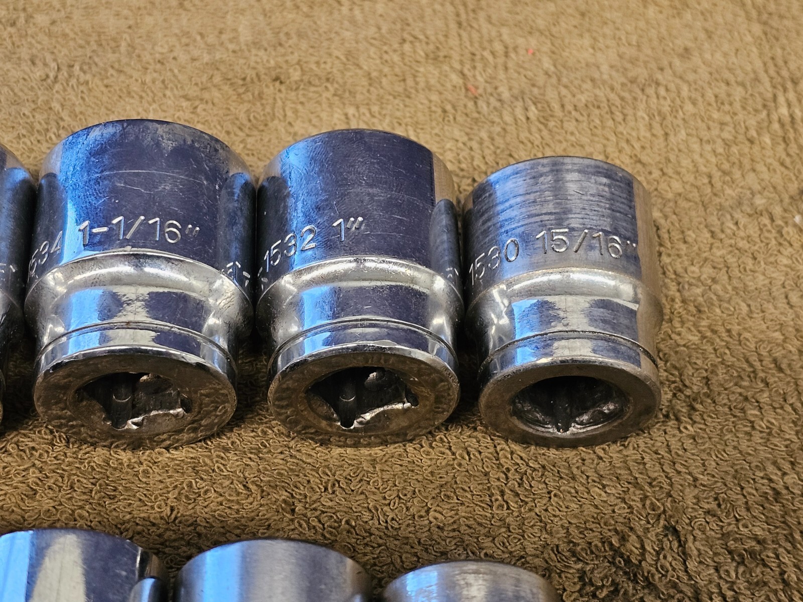 Kal Ratchet Socket Extension Set 1/2″ Drive 1-1/4 1/8 1/16 1″ 7/8 5/8 19/32 3/8″