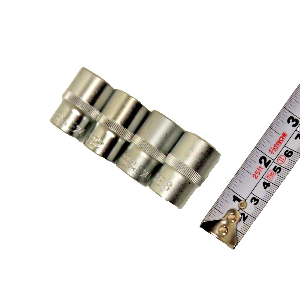 14 PC E Torx Star Female Bit Socket Set 1/2″/3/8″/1/4″ Drive E4 -E24