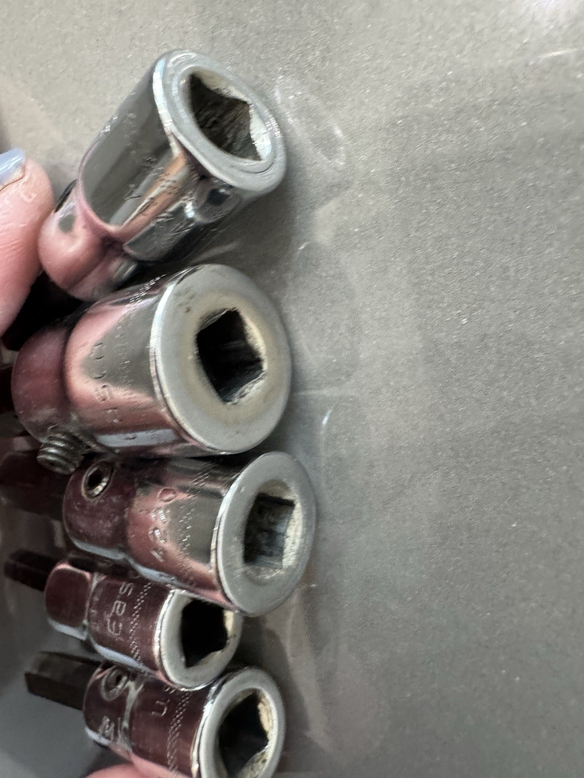 5PC EASCO 1/4″ DRIVE HEX SOCKET SET SAE