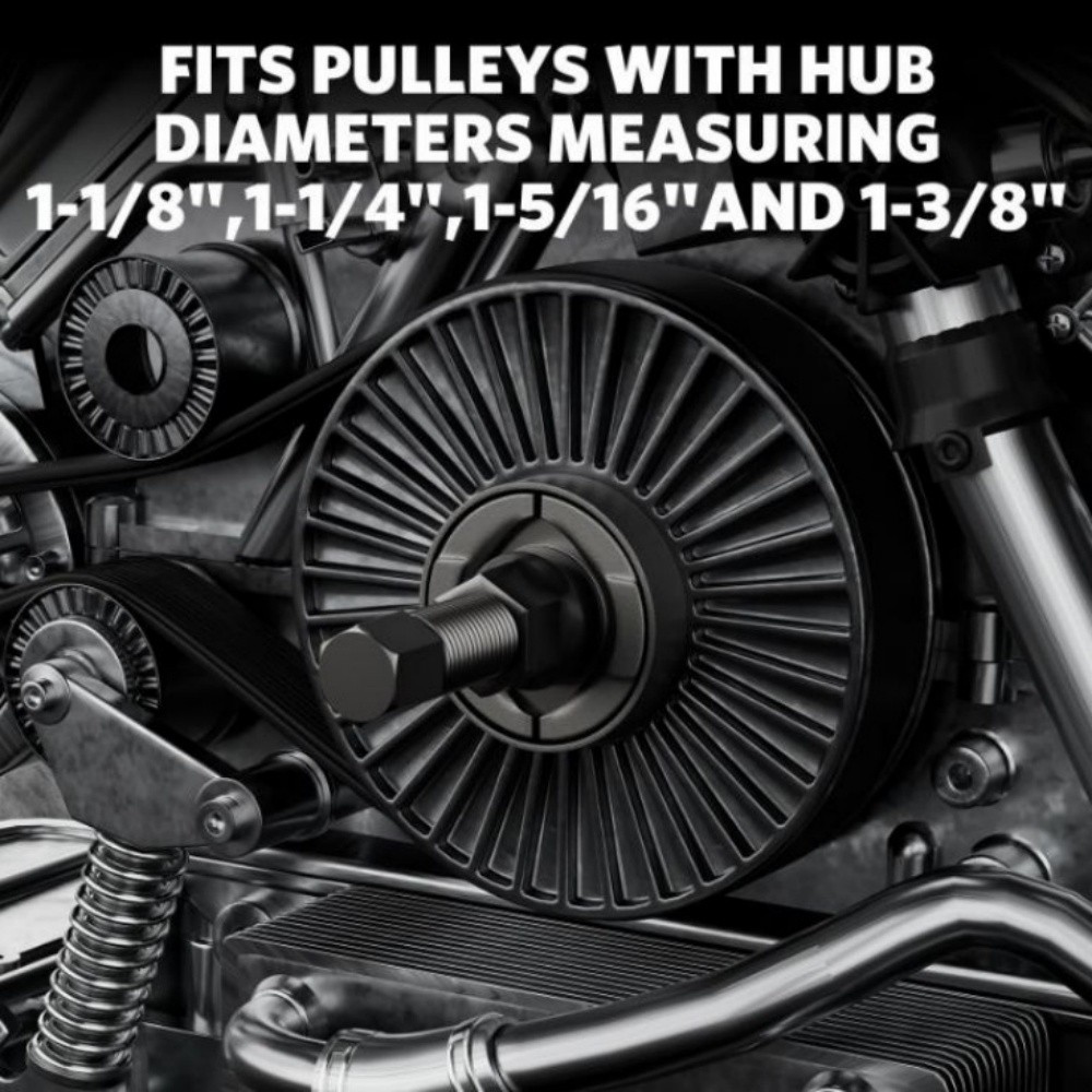 Power Steering Pulley Puller Install Kit for Easy Pulley Disassembly With Box US