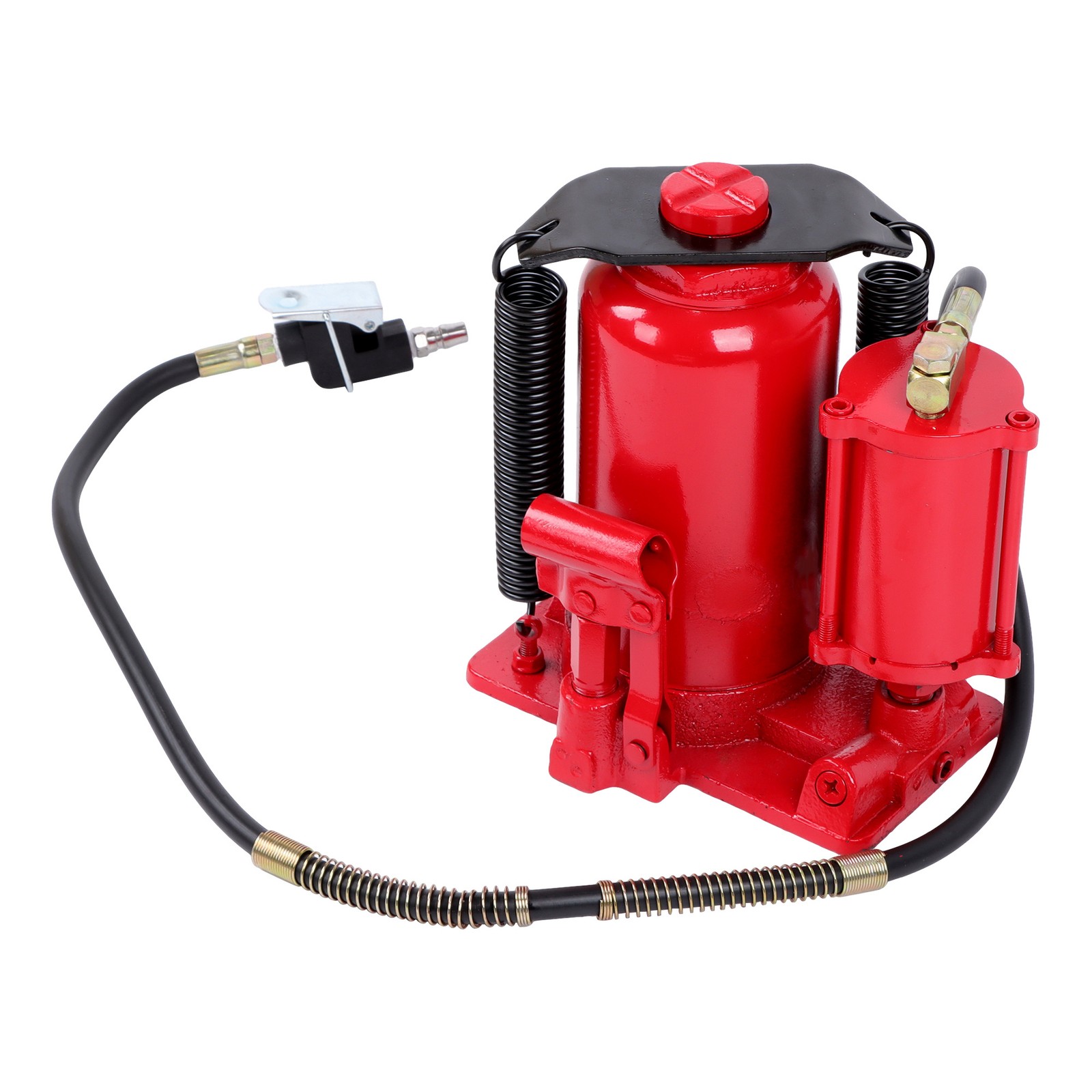 Labwork 20 Ton 40,000lbs Air Hydraulic Bottle Jack Truck RV Repair w/Manual Hand