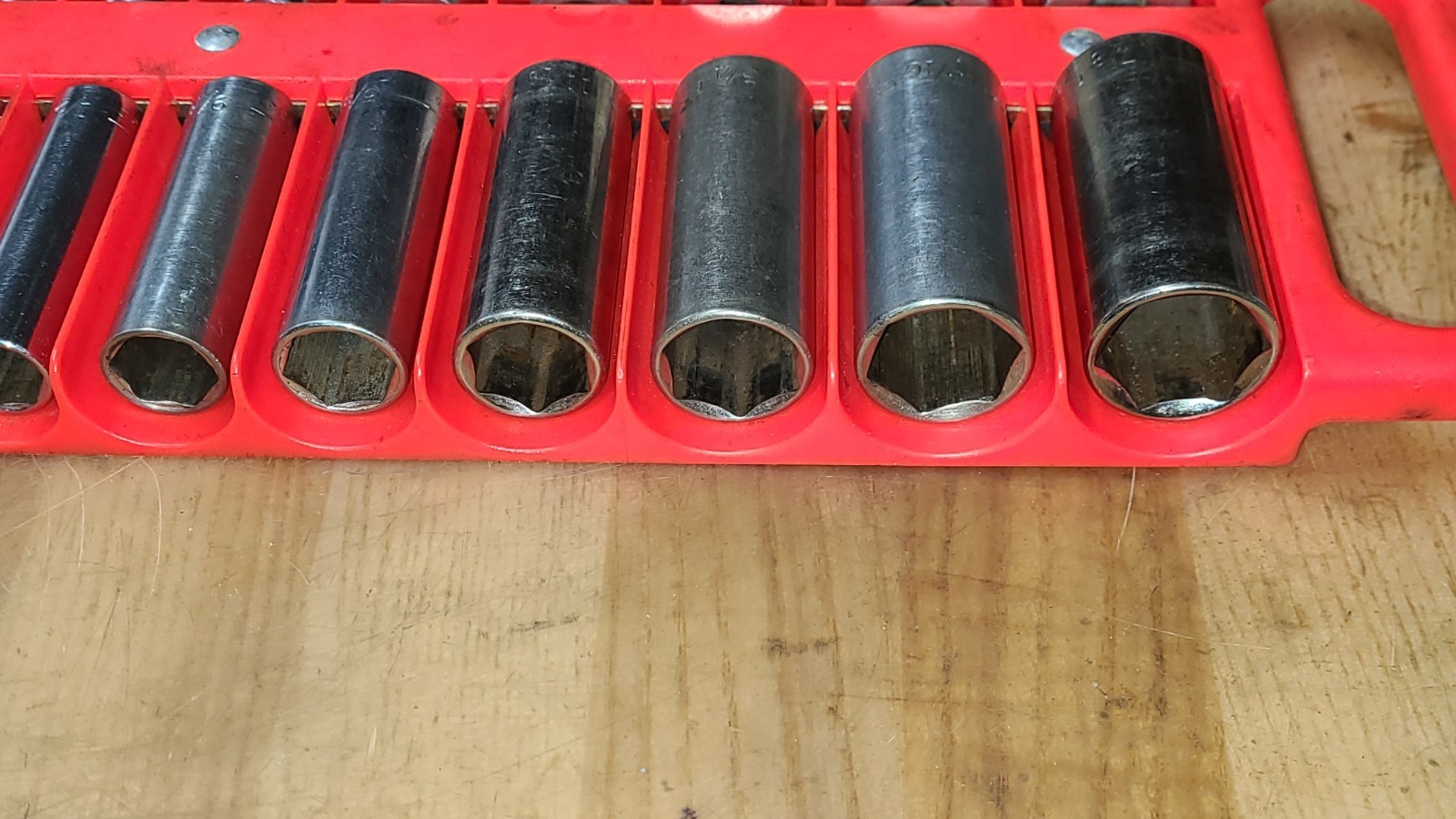 Vintage Craftsman ⅜ & ¼» Drive Socket Set 28 pc + Magnetic Holder ⅞ To 5/32 USA