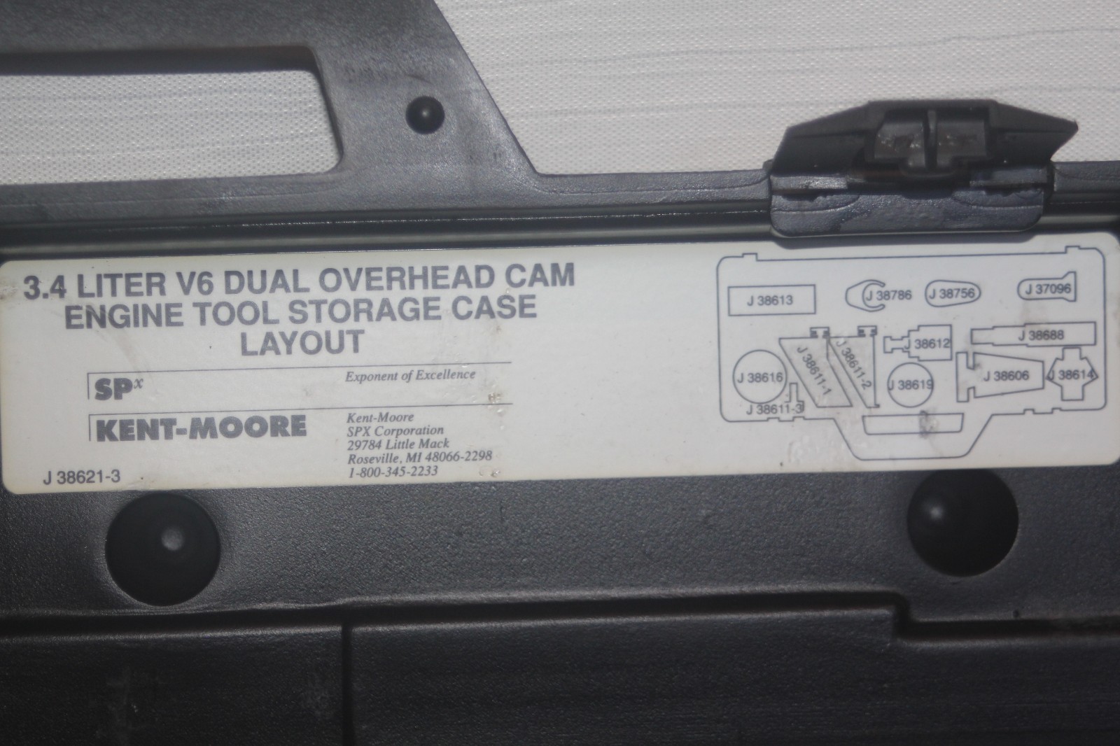 Kent Moore 3.4 Liter V6 Dual Overhead Cam Engine Special Service Tool Set
