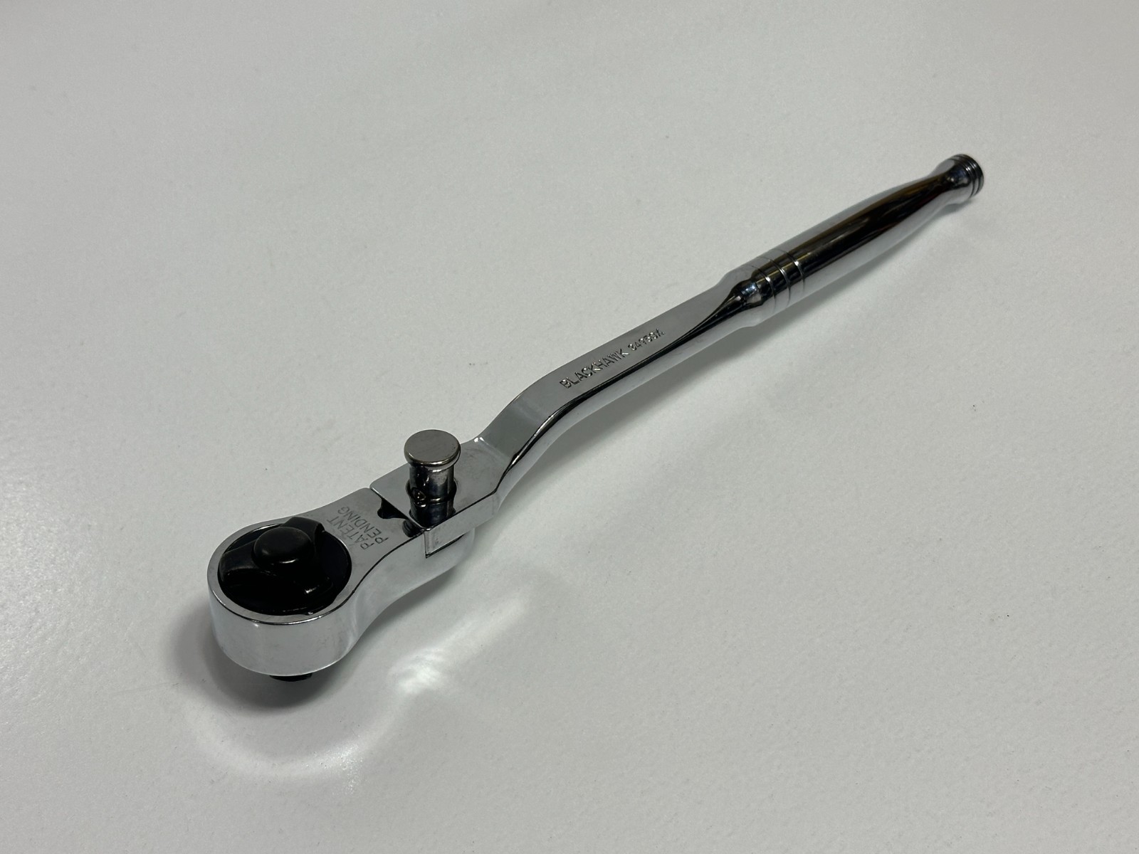 Blackhawk USA 34950X (Rare) Indexing 3/8 Drive Ratchet Chrome Finish Push Button