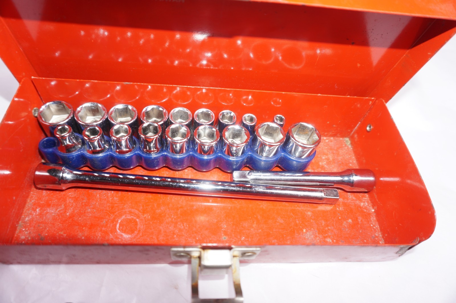 JENSEN 1/4 INCH SOCKET SET 21 PIECE 354B105 NICE COLLECTABLE METRIC AND SAE
