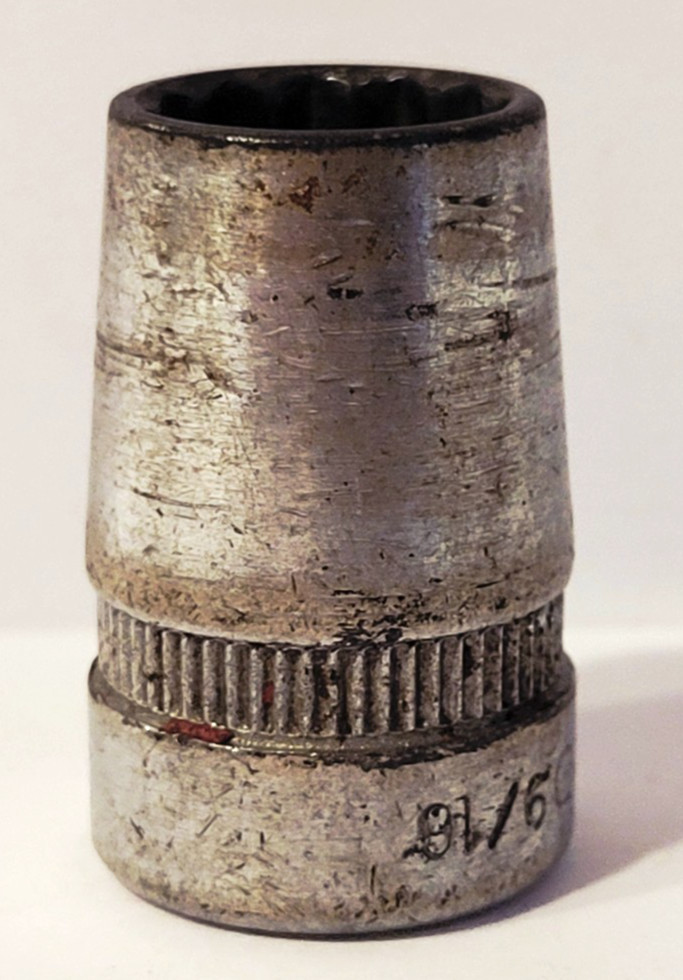 Vintage WIZARD 12 Point Socket 9/16. H2660 1/2” Drive Made in USA