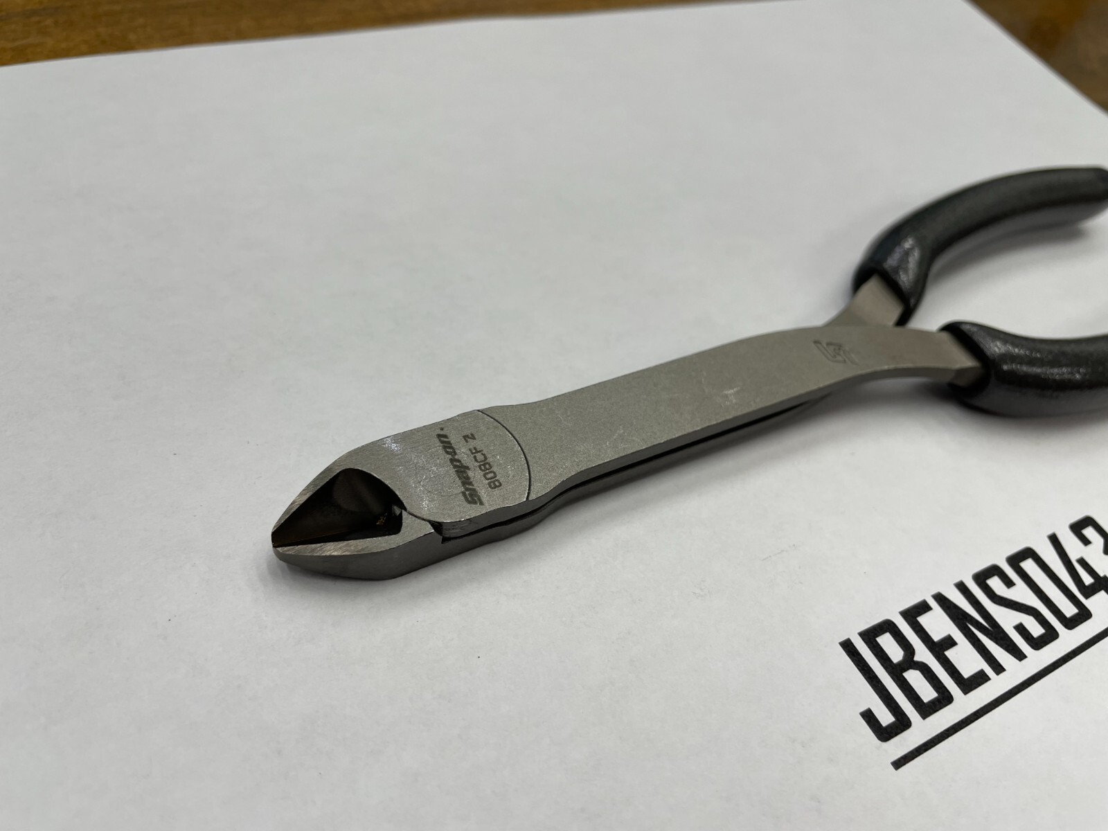Snap-on Tools NEW TITANIUM Soft Grip 7″ Long Mini Diagonal Cutter Pliers 808CFDT