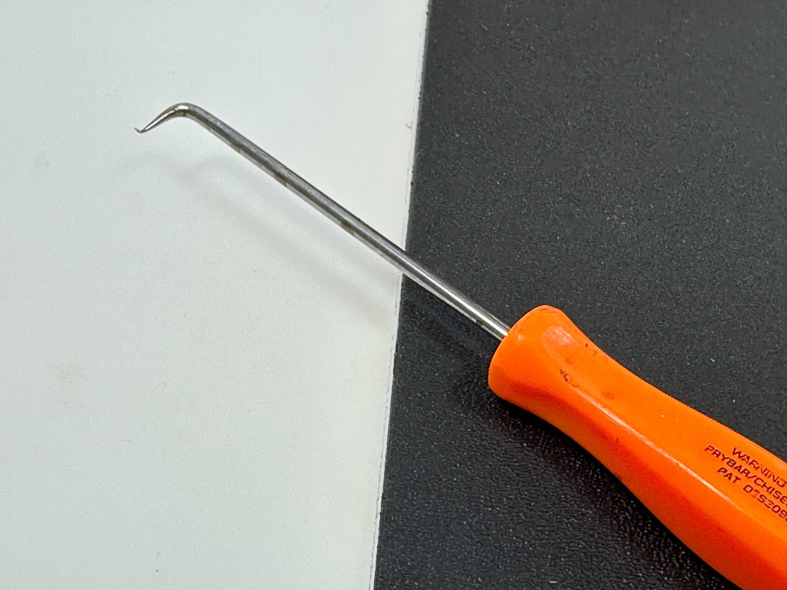 🇺🇸 Snap-on Tools USA 3ASH90A Mini Orange Hard Handle 90° Angled Pick