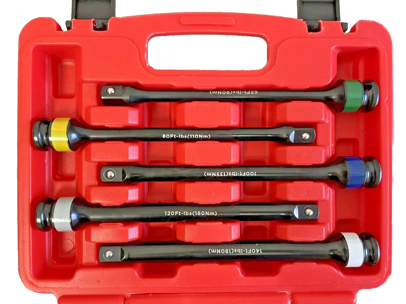 Flash Sale! 5 Pc 1/2″ Drive Torque Limiting Extension Sticks Set