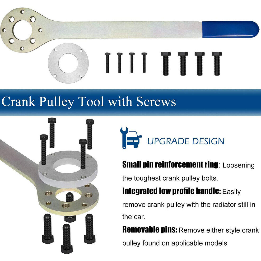 Intake Exhaust Cam Sprocket Crank Pulley Wrench Gear Lock Tool For Subaru STD