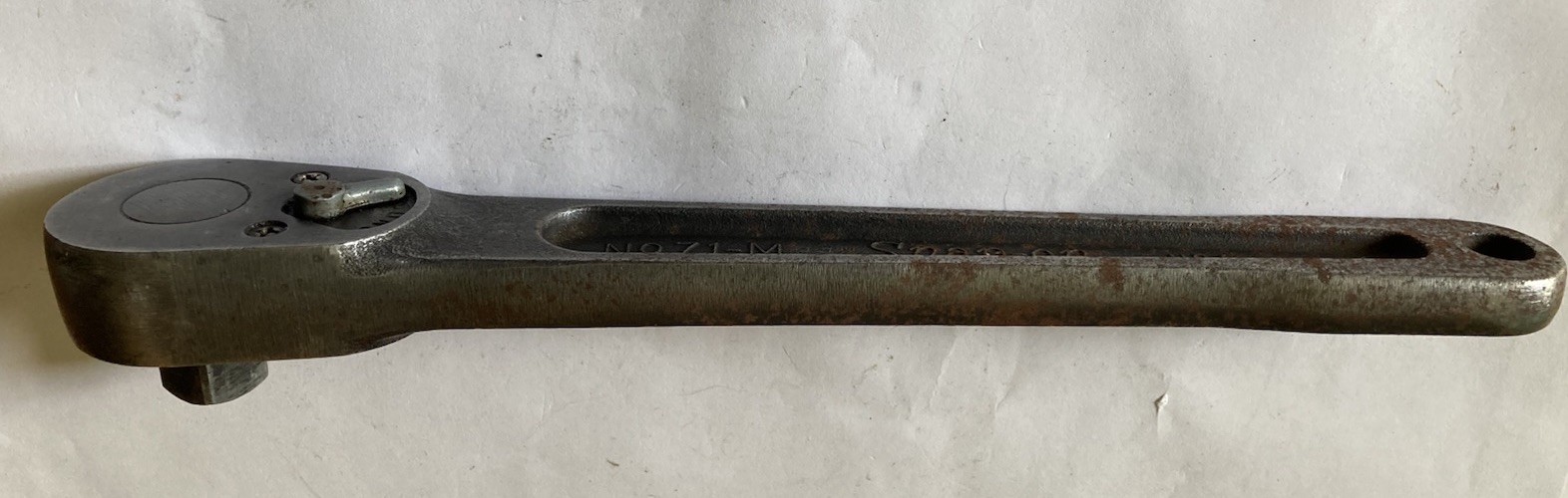 SnapOn No.71M 1/2 inch Drive Ratchet Handle, Vintage