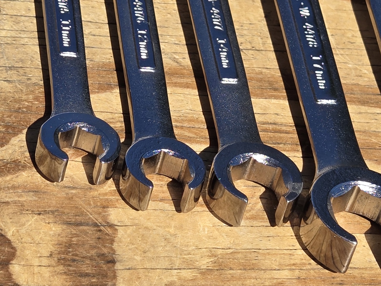 Vintage Craftsman 6pc METRIC Flare Nut Line Wrench Set VA 9mm-21mm USA EUC