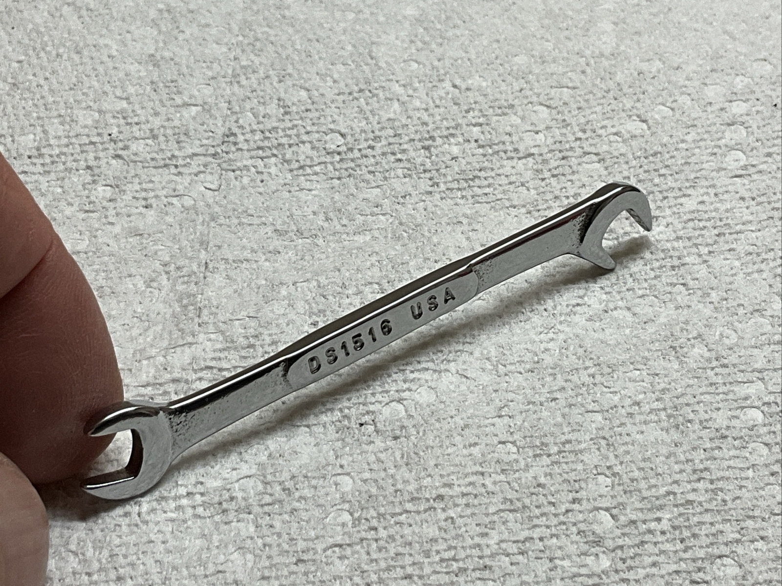 Snap On#DS1516 – 15/64″ & 1/4″, SAE, 15° & 60° Offset, Open End, Ign. Wrench-USA
