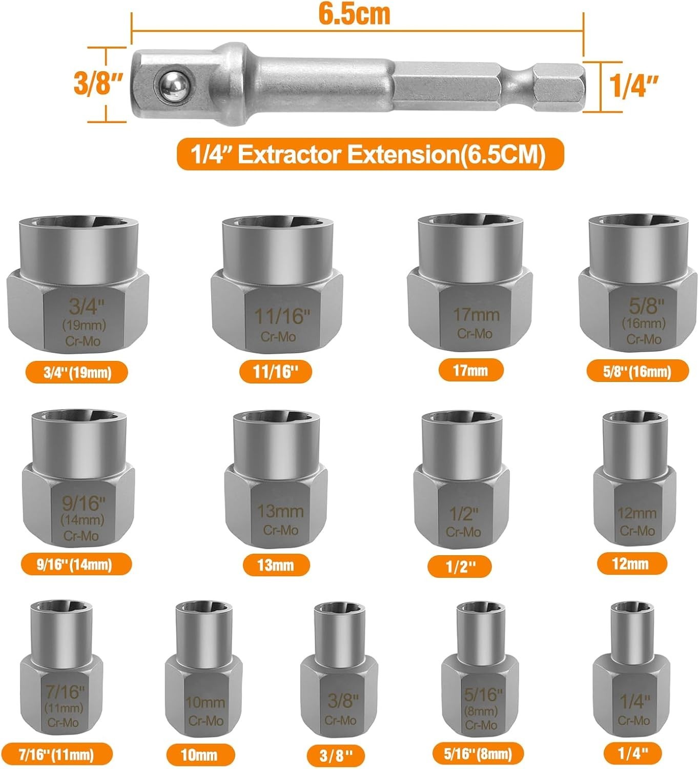 Precision 49pcs Golden Drill Bit Set – Bolt Extractor