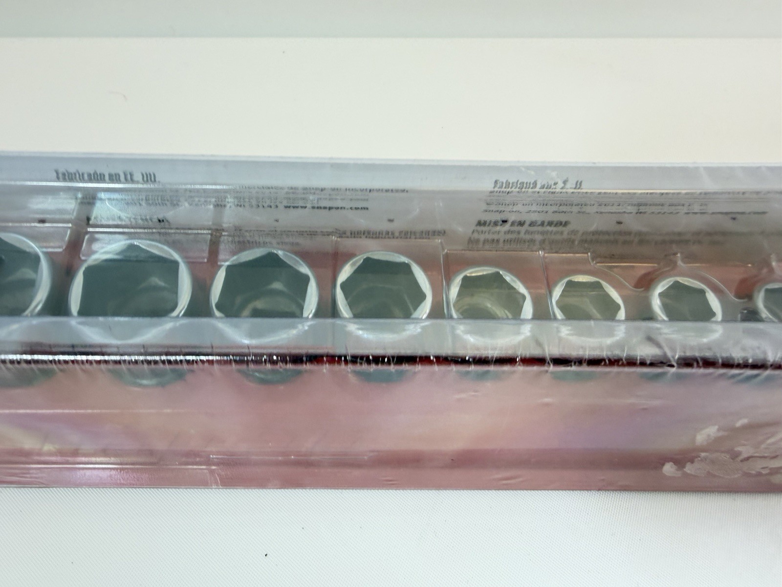 NEW Snap on 211FSY 3/8″ drive (1/4, 5/16, 3/8-7/8″) 6-point Shallow Socket Set