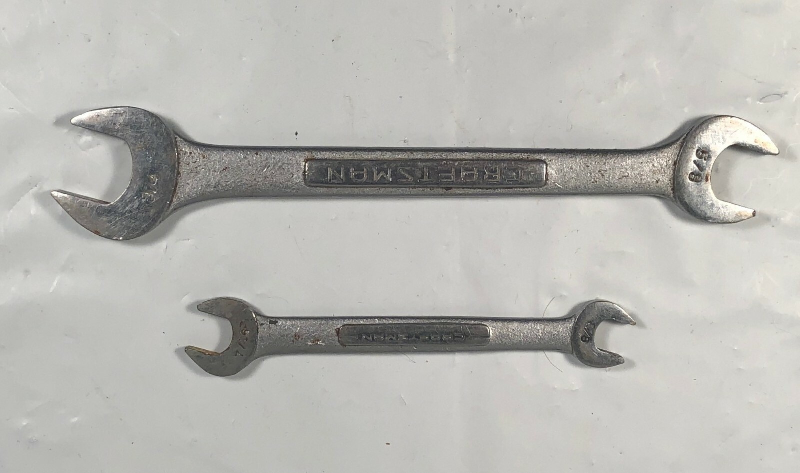 2 pc Vintage Craftsman USAOpen Ended Wrench -V-Series 3/8″ x 7/16″ & 3/4 x 5/8