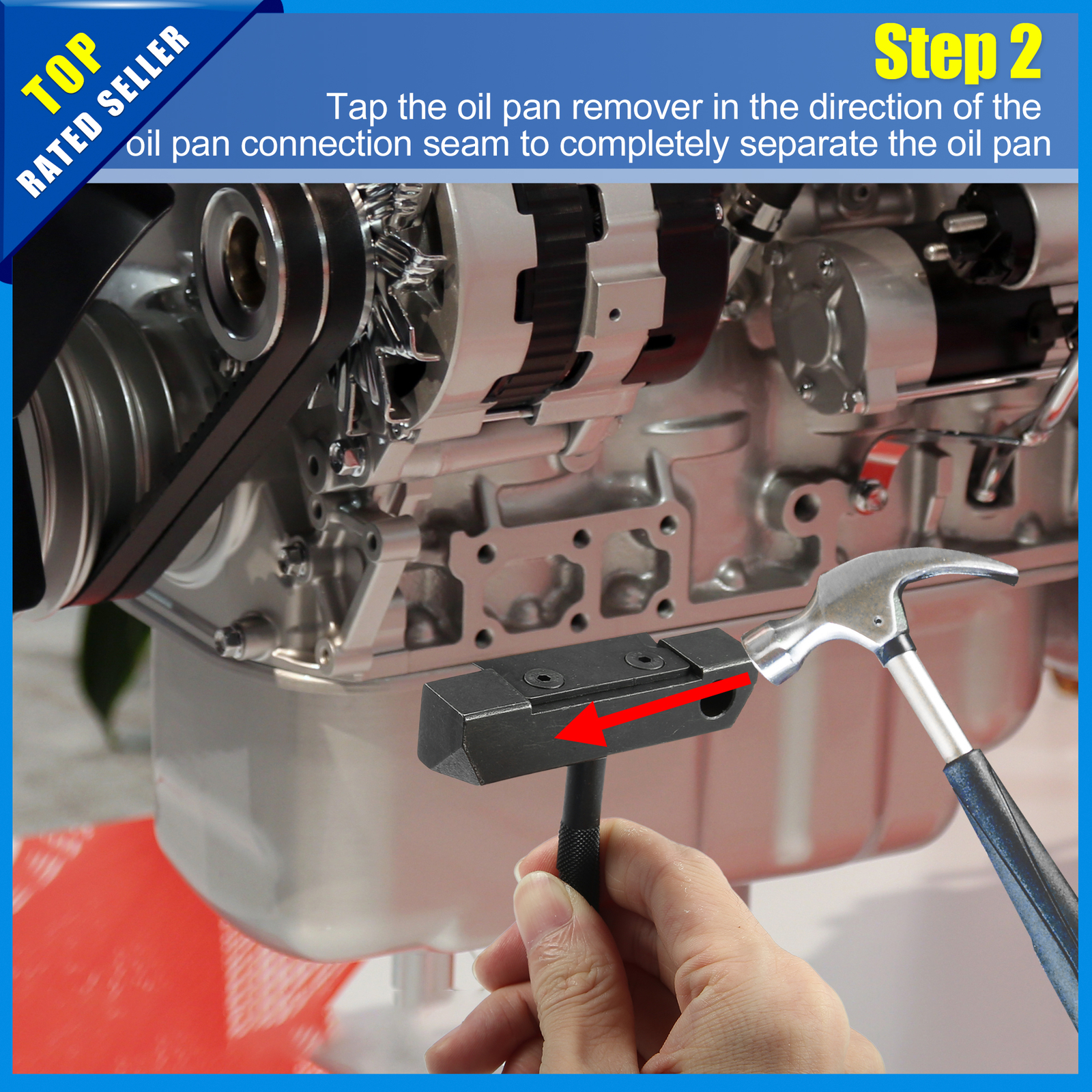 1x Car Oil Pan Separator Tool Engine Transmissions RTV Sealant Removal Tool Set