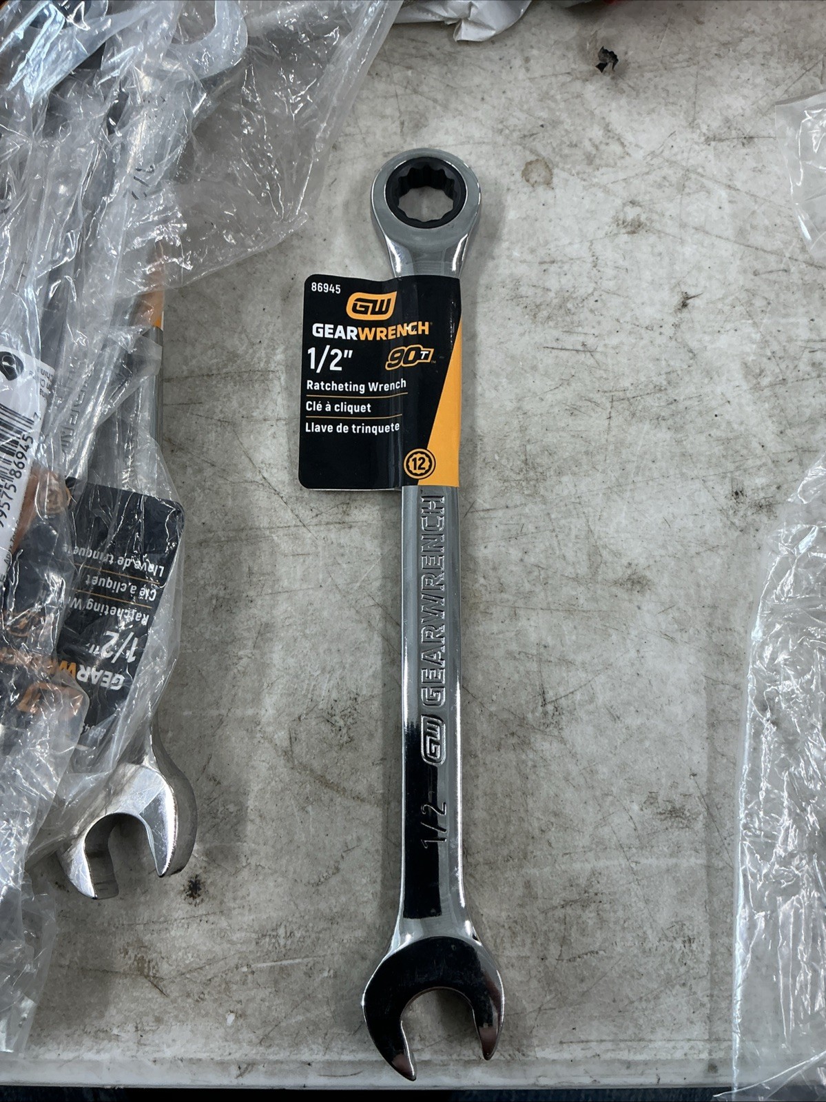GEARWRENCH 86945- 1/2″ Combination Ratcheting Wrench