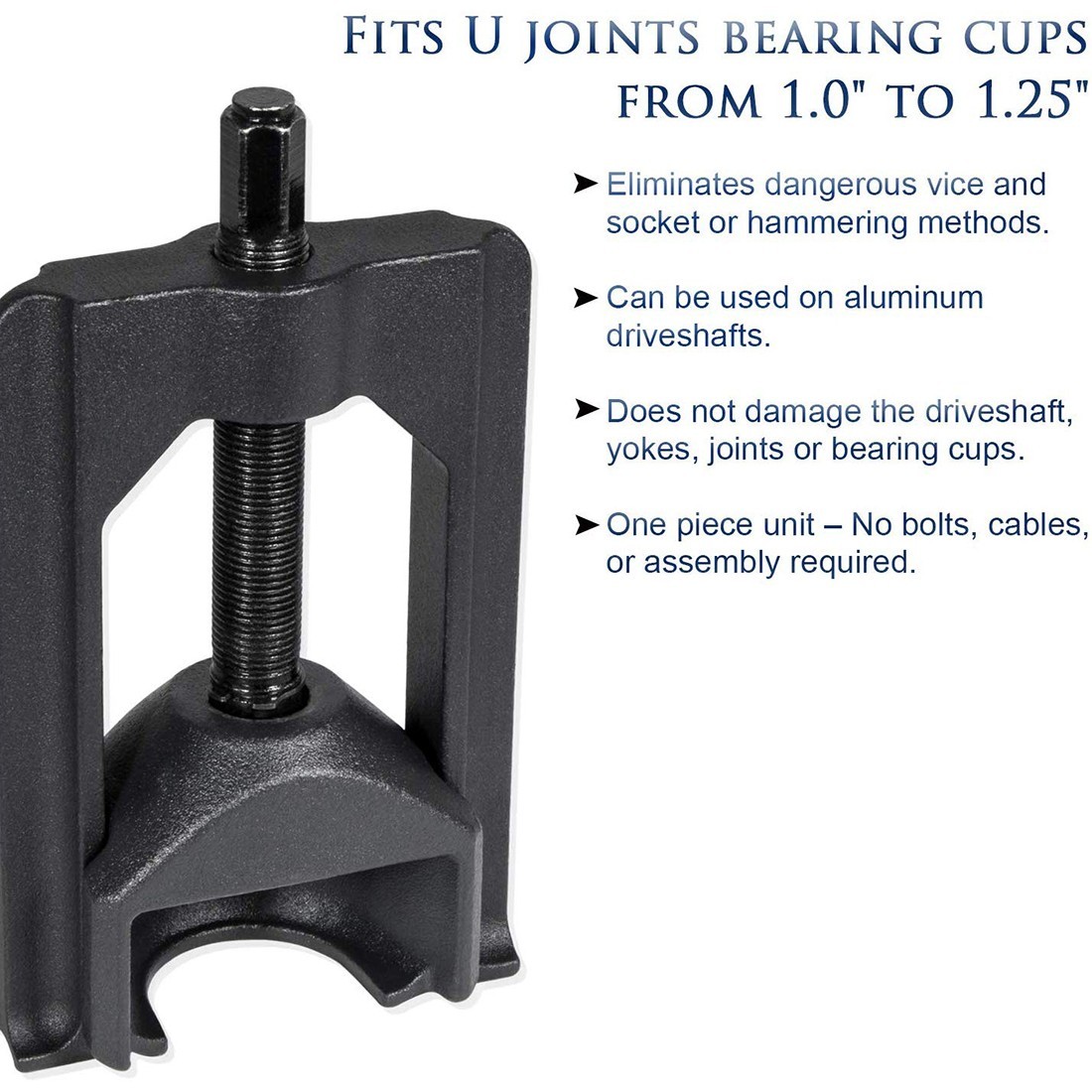 10105 Heavy Duty Universal Joint Puller Press Removal U-Joint Tool Class 1-3