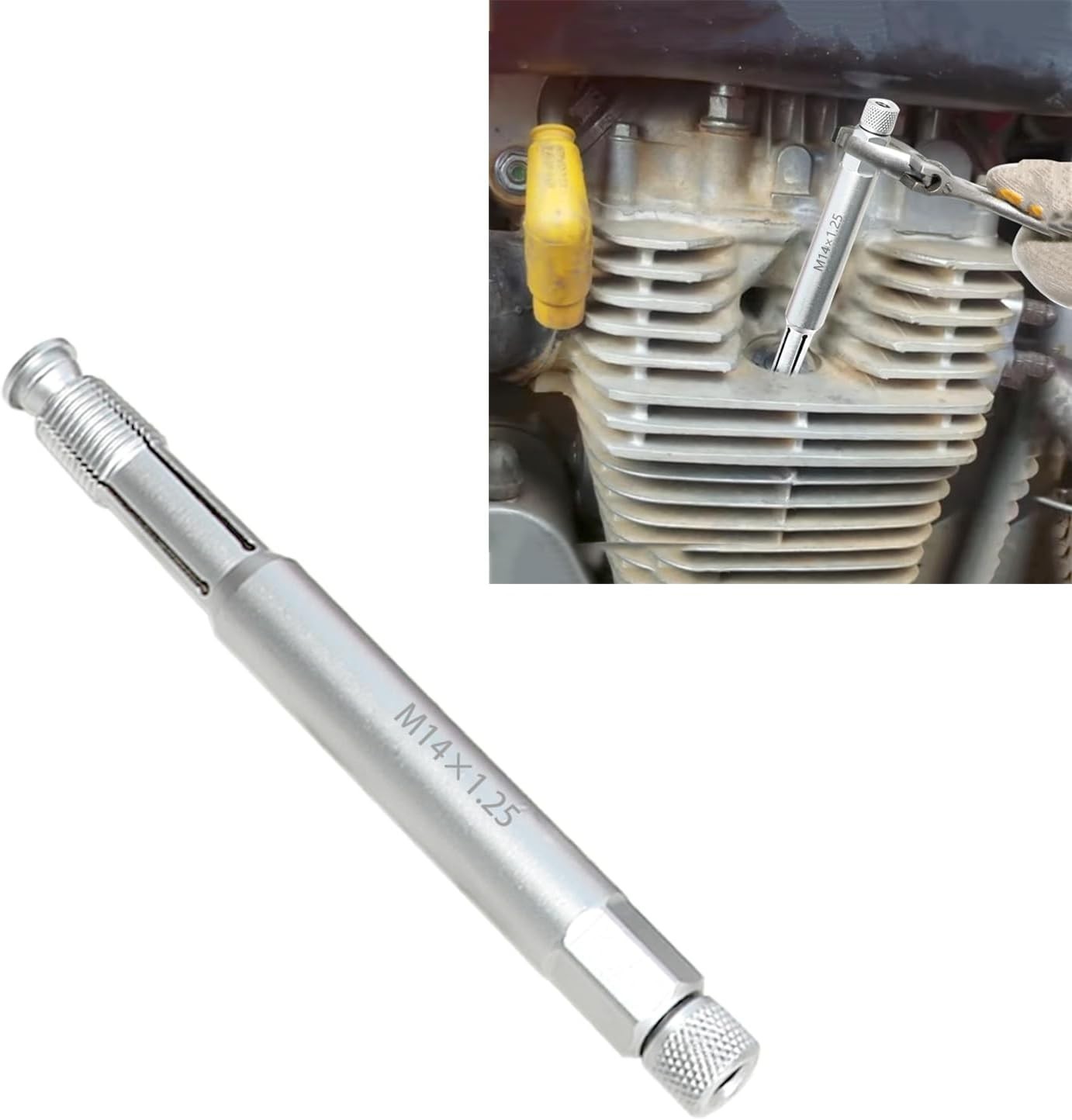 14mm Back Tap Spark Plug Thread Repair Tool M14x1.25 Chase M14
