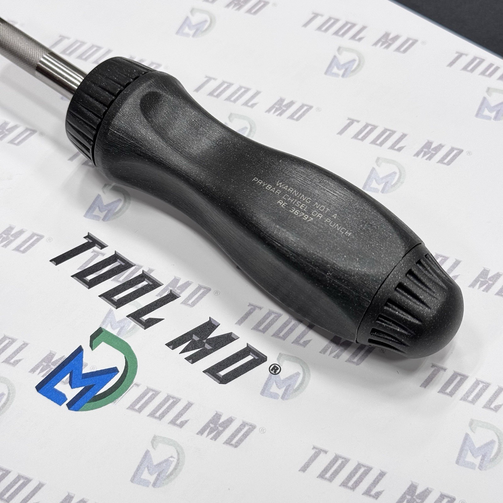 Snap-on Tools USA NEW DARK TITANIUM SHORT Ratcheting Screwdriver SSDMR4B