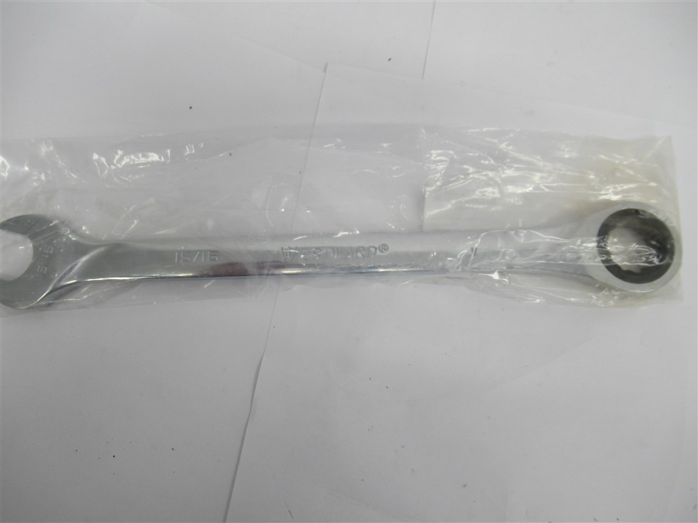Westward 54PN86A , 15/16″ Extra Long Ratcheting Combination Wrench , 12 Point