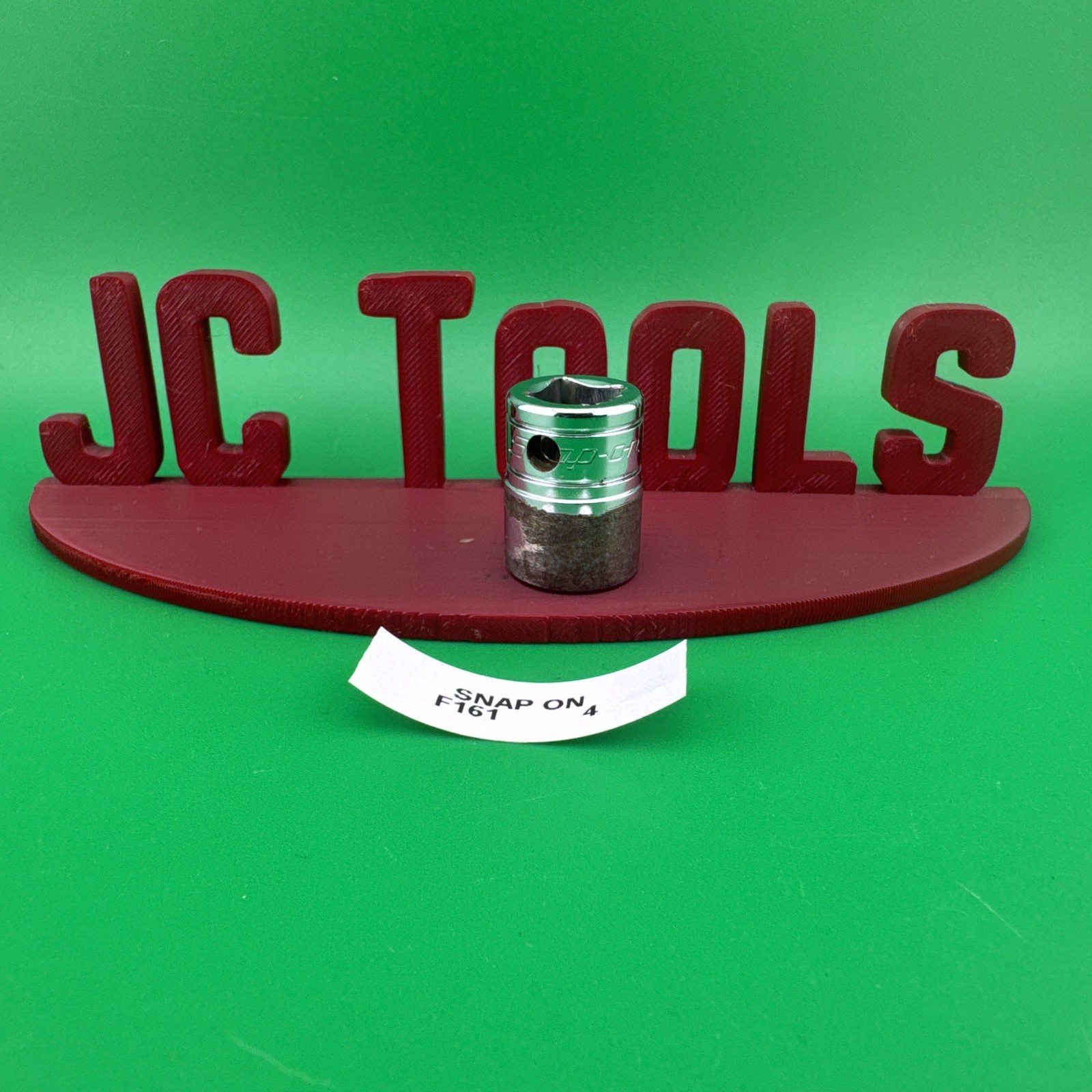 Snap On F161 3/8″ Drive 12-Point SAE 1/2″ Shallow Chrome Socket Engraved 4