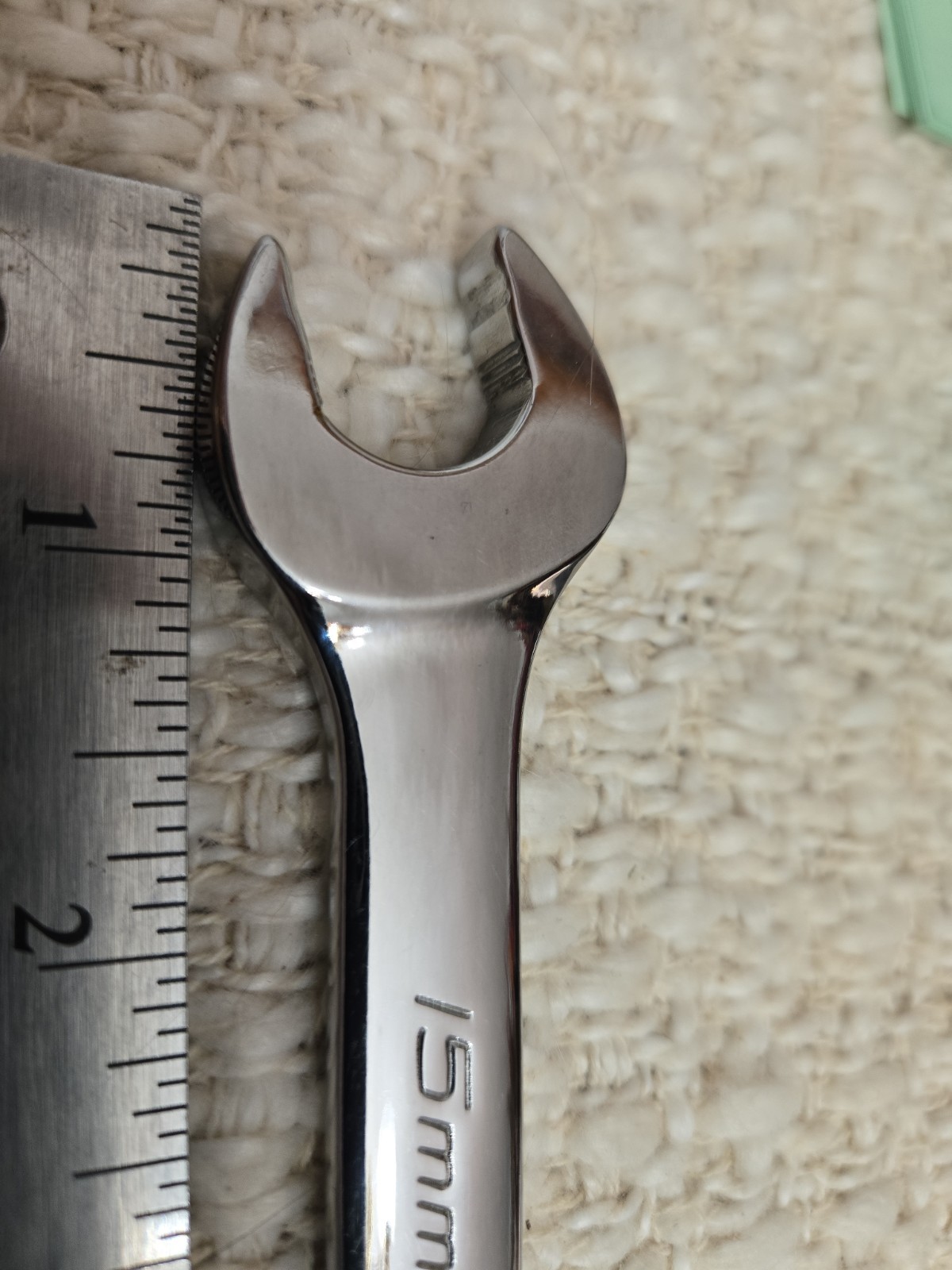 Snap-On Tools 15mm Metric Flank Drive PLUS 12pt Wrench SOEXM15 USA