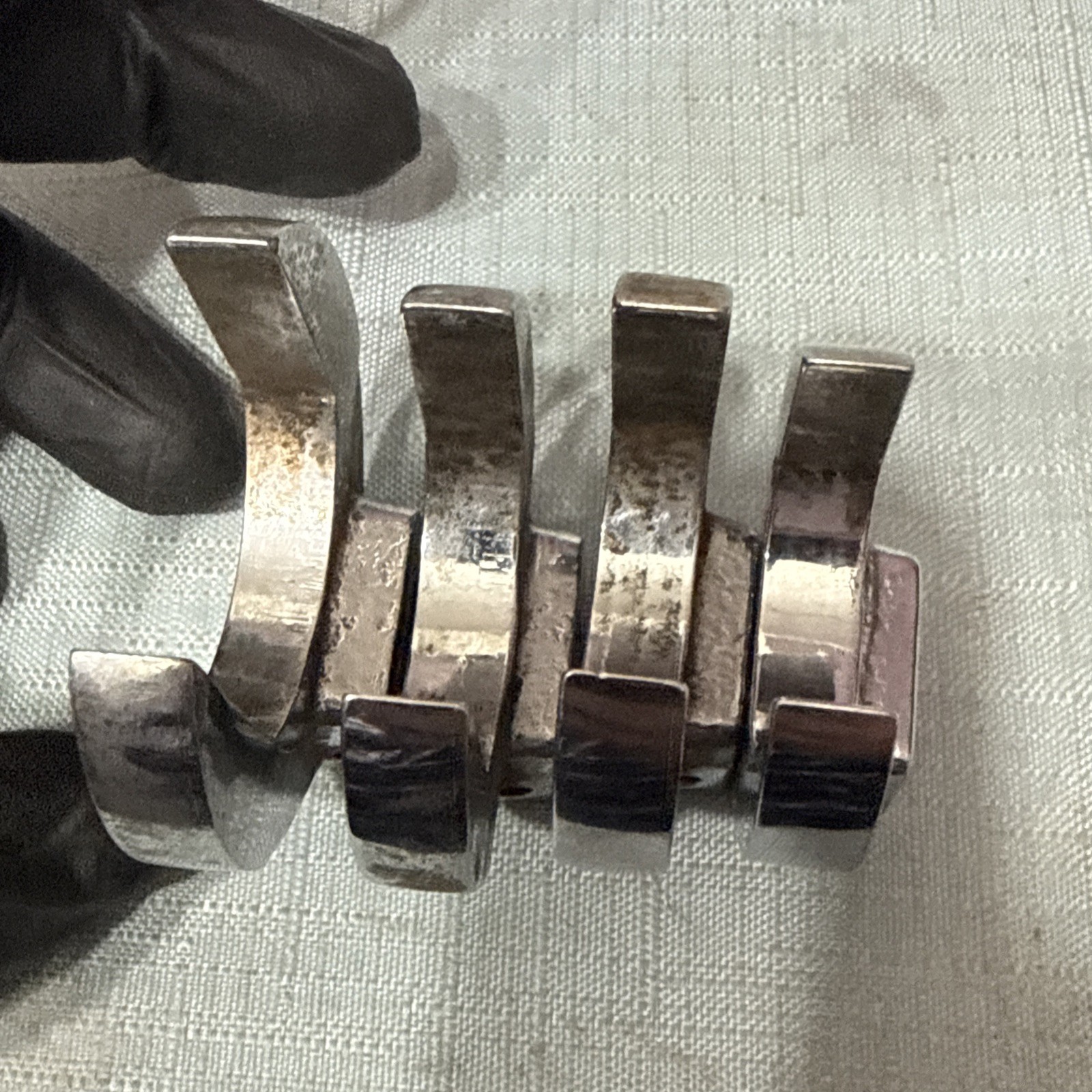 Snap-on 3/8″ Dr 1-1/4″, 1-3/16”, 1-1/8″, 1-1/16″ Open-End Crowfoot Wrench Lot 4
