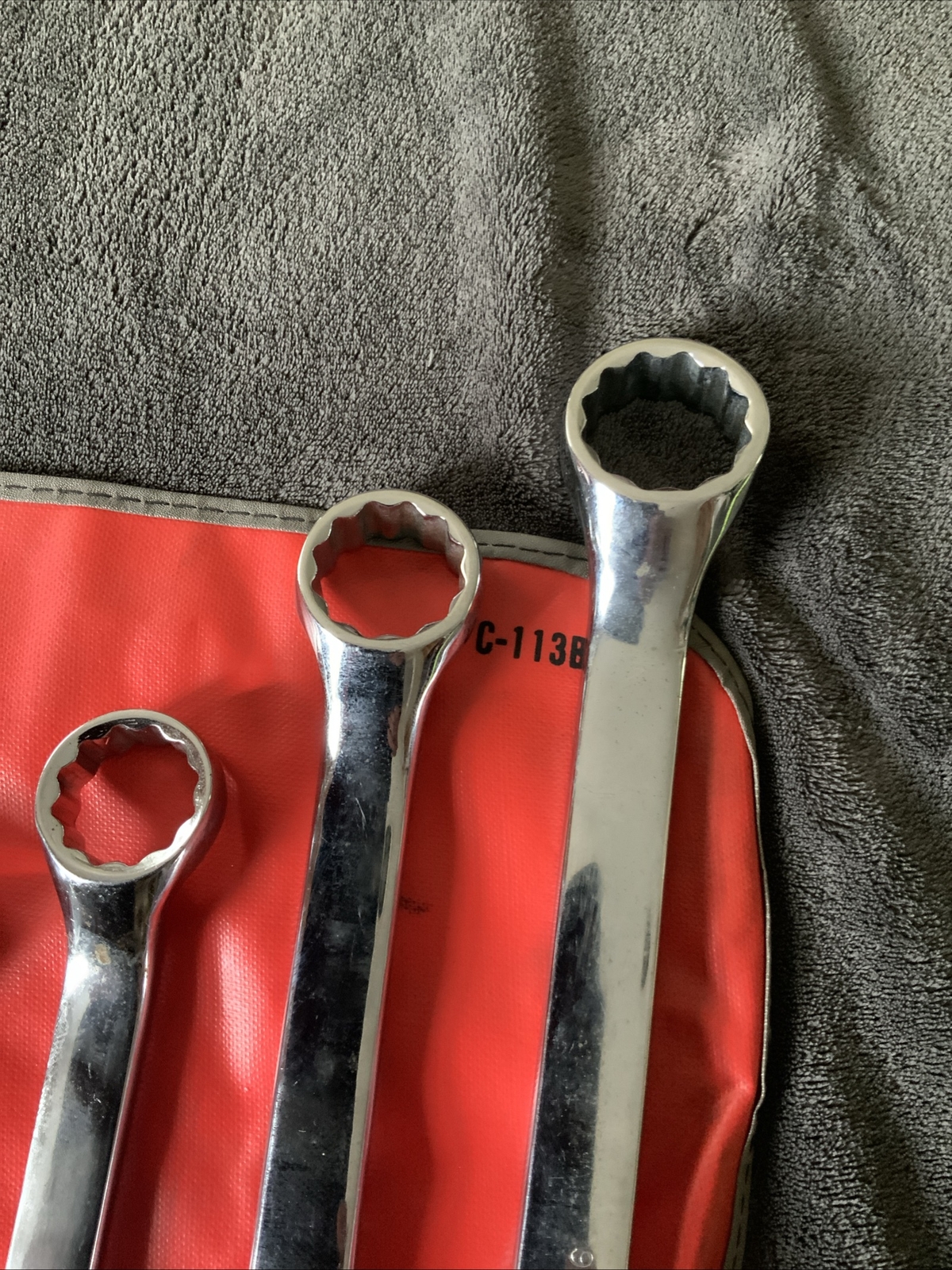 Snap On 10 Degree Double Offset Box End Wrench Set, 3/8 Up To 1 5/16